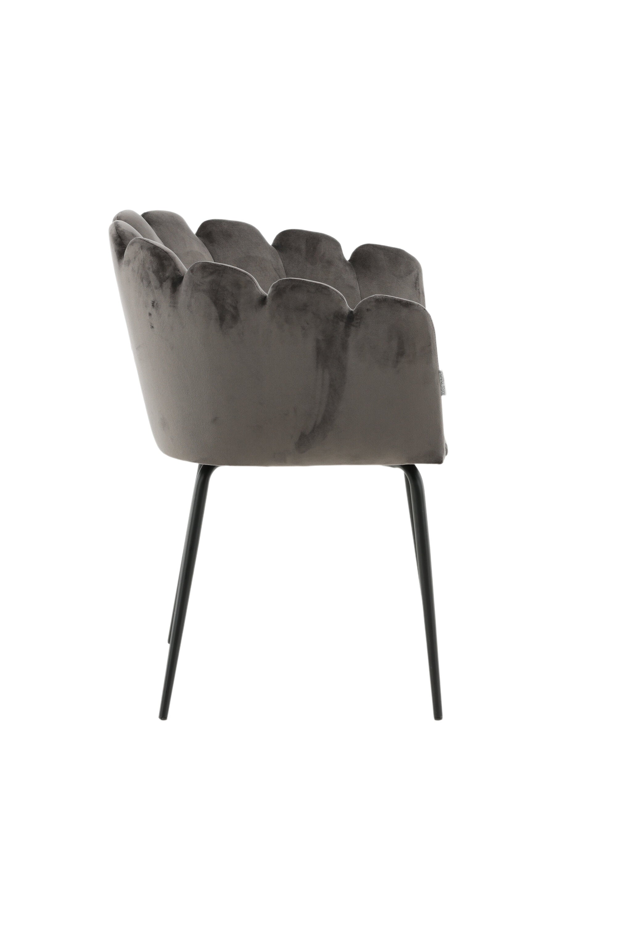 Limhamn Stuhl in Grau präsentiert im Onlineshop von KAQTU Design AG. Schalenstuhl mit Armlehne ist von Furniture Fashion