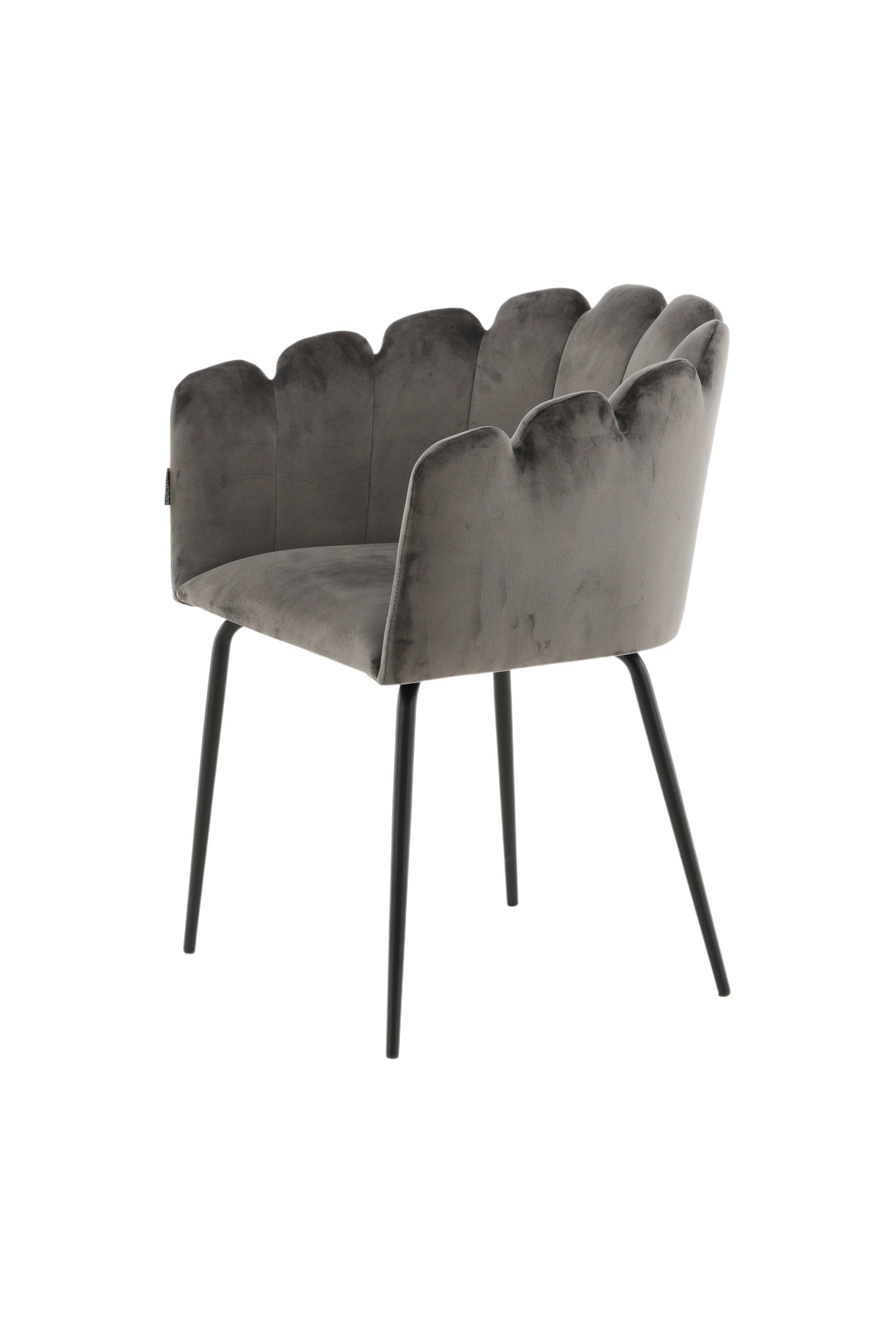 Limhamn Stuhl in Grau präsentiert im Onlineshop von KAQTU Design AG. Schalenstuhl mit Armlehne ist von Furniture Fashion
