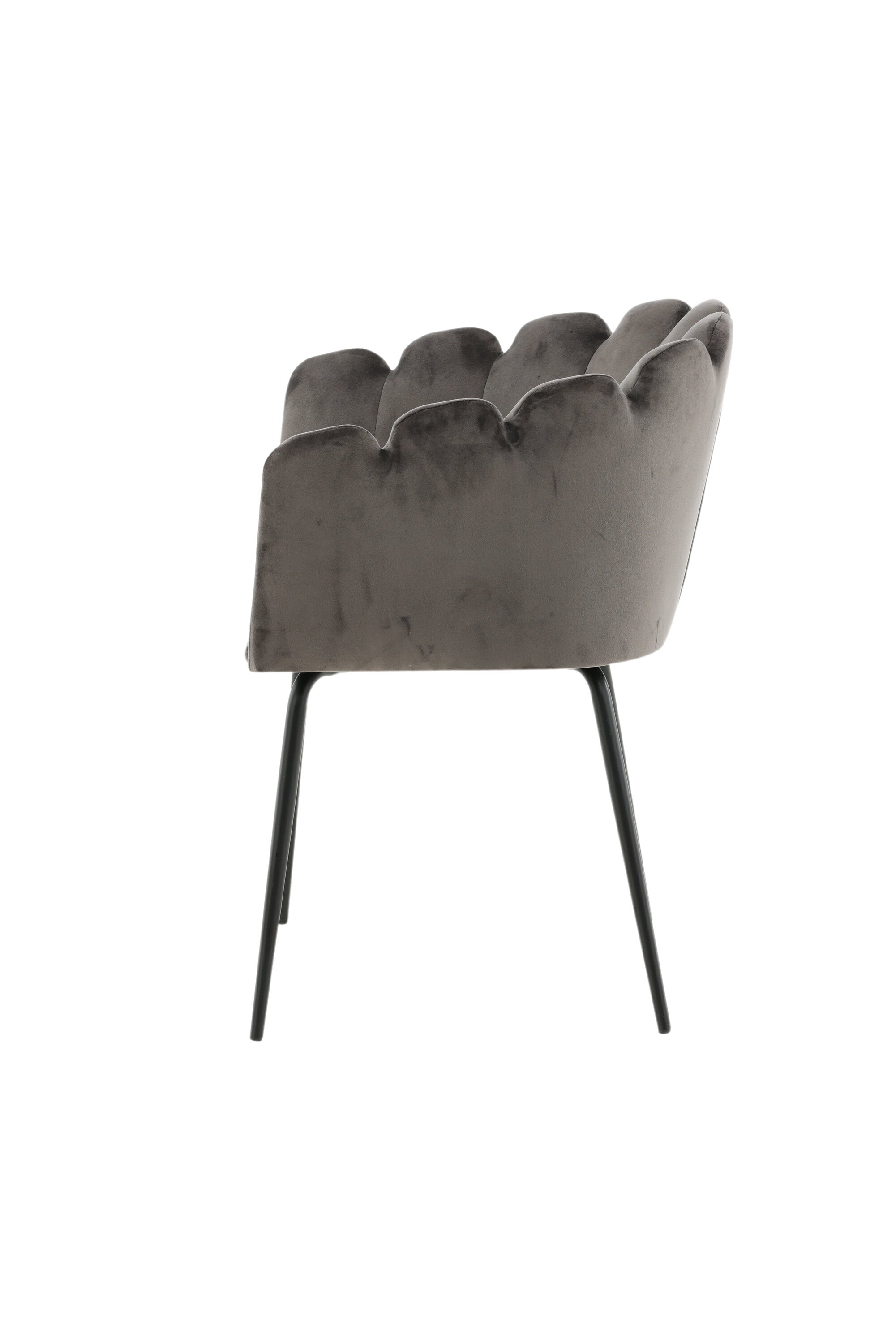 Limhamn Stuhl in Grau präsentiert im Onlineshop von KAQTU Design AG. Schalenstuhl mit Armlehne ist von Furniture Fashion
