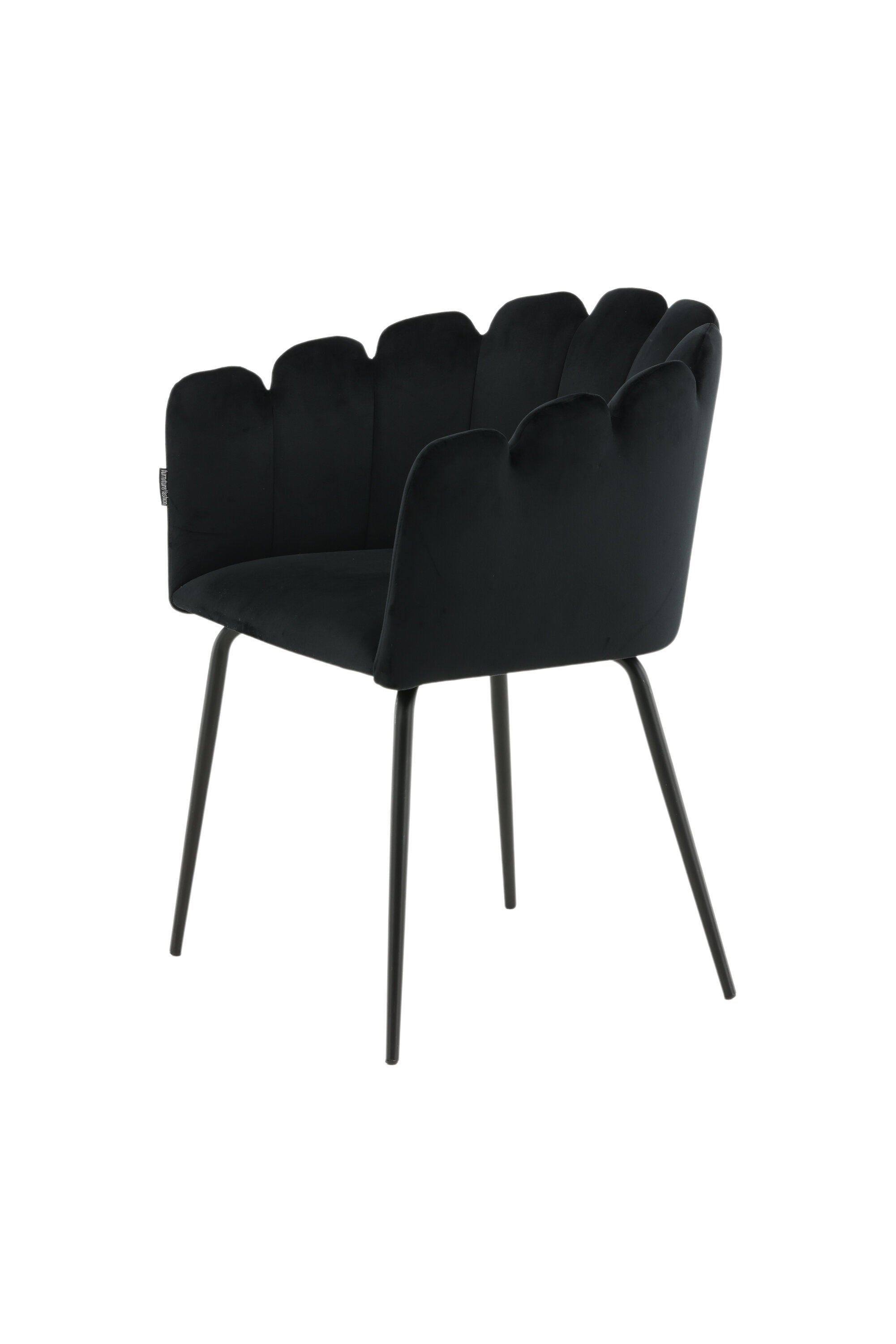Limhamn Stuhl in Schwarz präsentiert im Onlineshop von KAQTU Design AG. Schalenstuhl mit Armlehne ist von Furniture Fashion