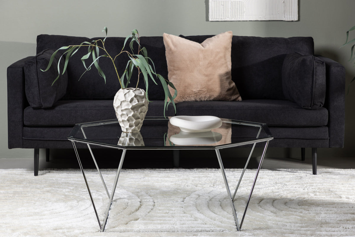 Österlen Coffee Tisch in Transparent präsentiert im Onlineshop von KAQTU Design AG. Beistelltisch ist von Furniture Fashion