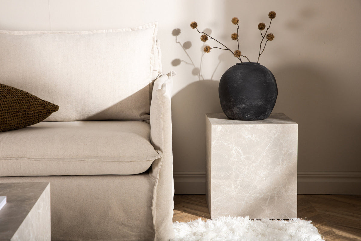 York Coffee Tisch High in Beige präsentiert im Onlineshop von KAQTU Design AG. Beistelltisch ist von Venture Home