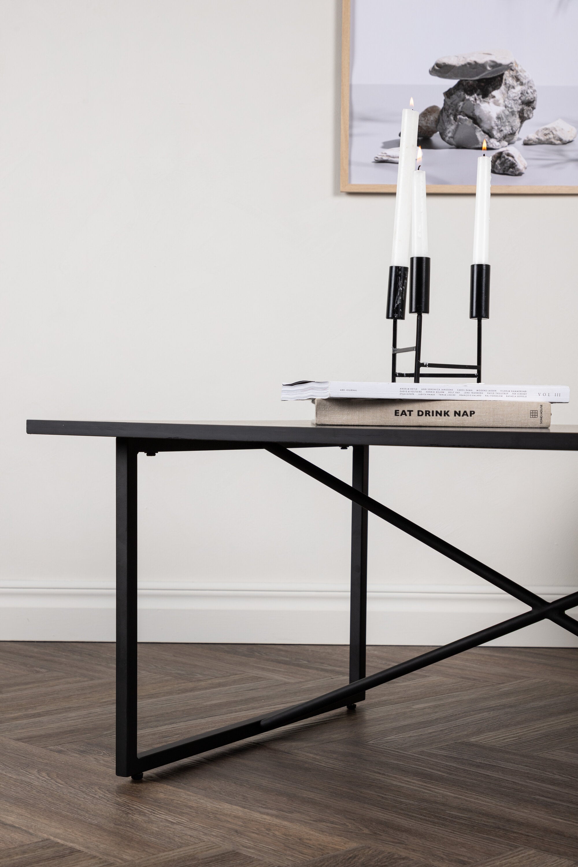 Pryor Beistelltisch in Schwarz präsentiert im Onlineshop von KAQTU Design AG. Beistelltisch ist von Venture Home