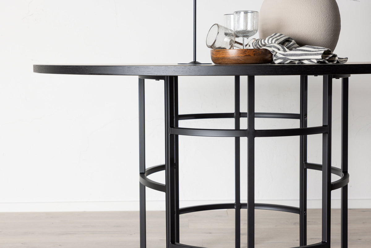 Copenhagen Esstisch in Schwarz präsentiert im Onlineshop von KAQTU Design AG. Esstisch ist von Furniture Fashion