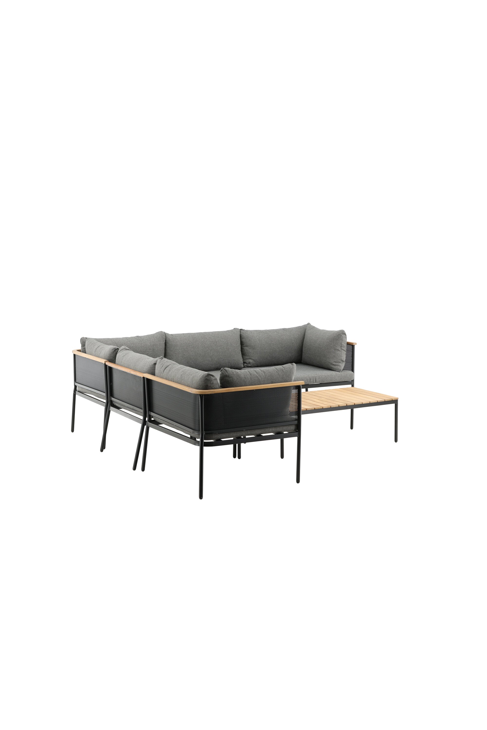 Nettan Ecksofa Outdoorset 106cm in Grau präsentiert im Onlineshop von KAQTU Design AG. Loungeset ist von Venture Home