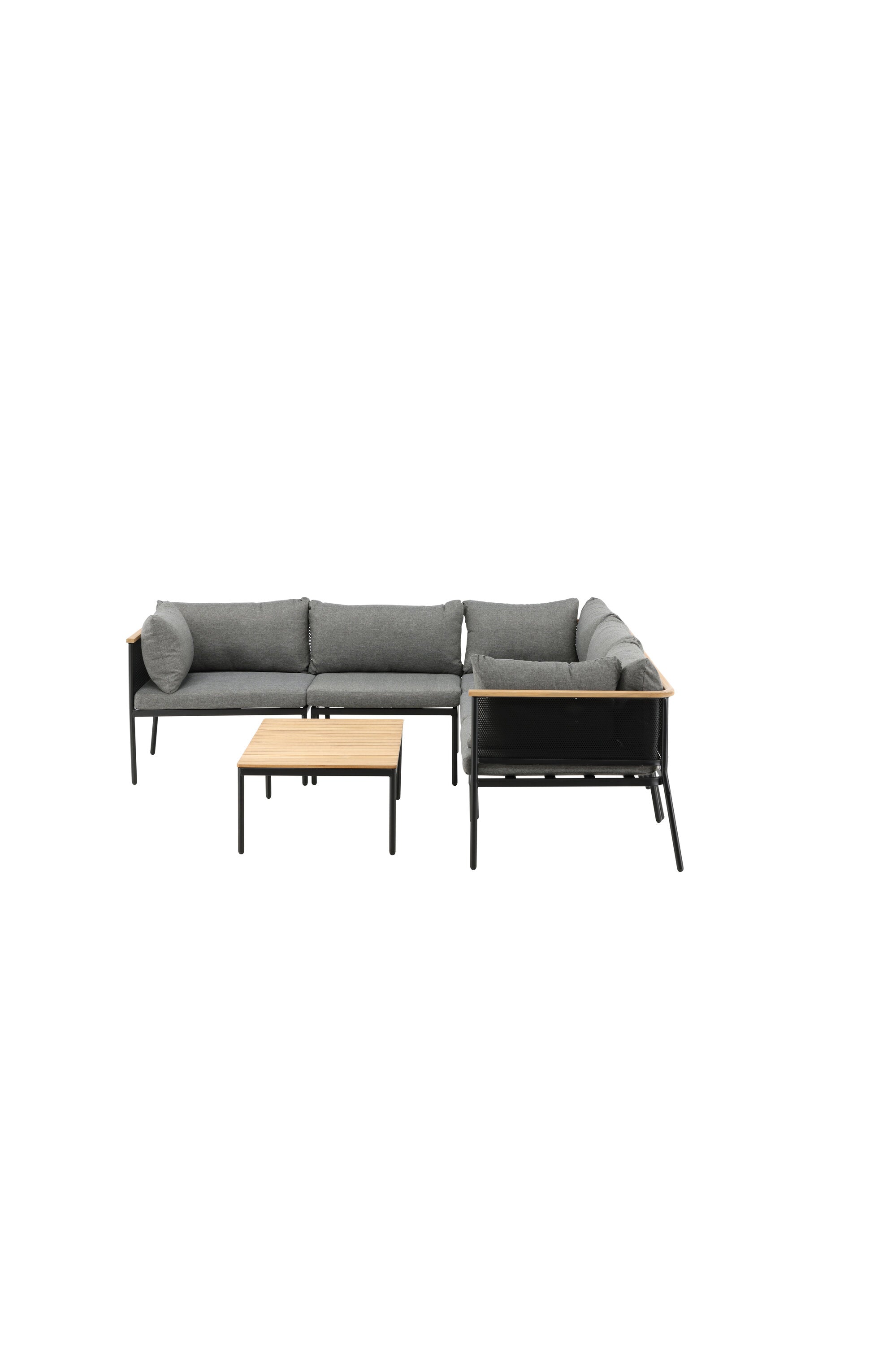 Nettan Ecksofa Outdoorset 106cm in Grau präsentiert im Onlineshop von KAQTU Design AG. Loungeset ist von Venture Home