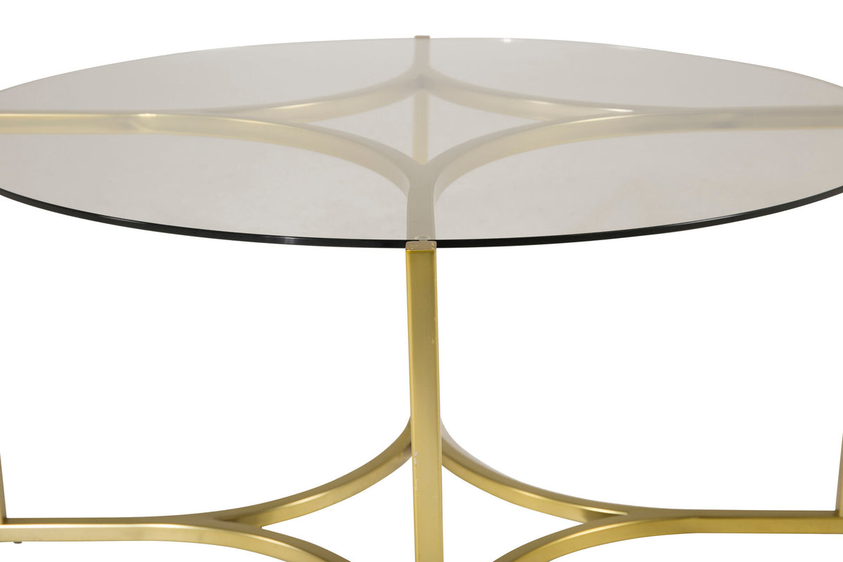 Kivik Beistelltisch in Gold präsentiert im Onlineshop von KAQTU Design AG. Beistelltisch ist von Furniture Fashion
