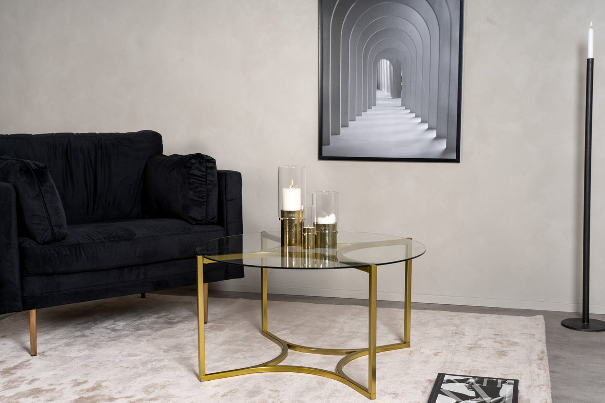 Kivik Beistelltisch in Gold präsentiert im Onlineshop von KAQTU Design AG. Beistelltisch ist von Furniture Fashion
