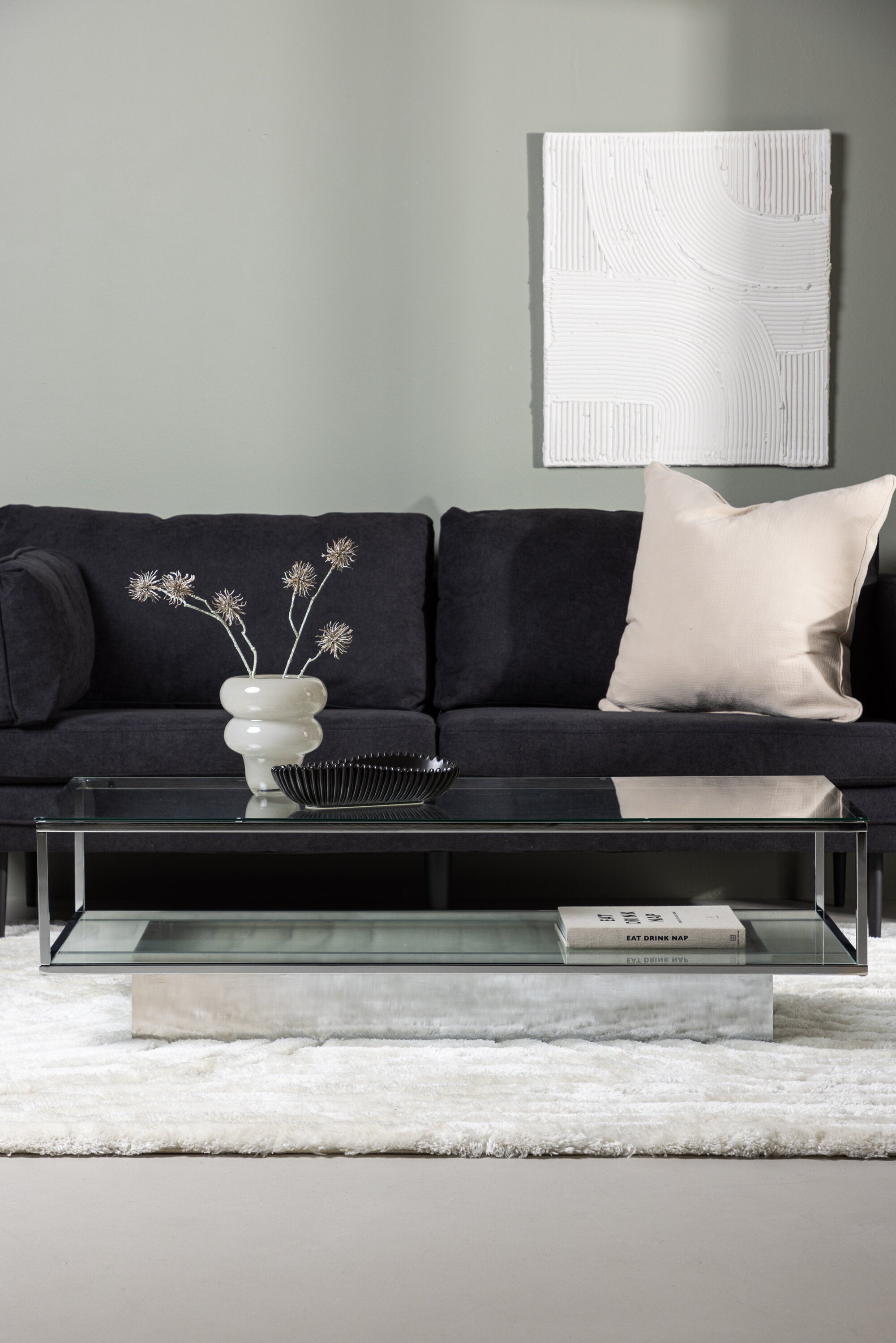 Maglehem Coffee Tisch in Transparent präsentiert im Onlineshop von KAQTU Design AG. Beistelltisch ist von Furniture Fashion
