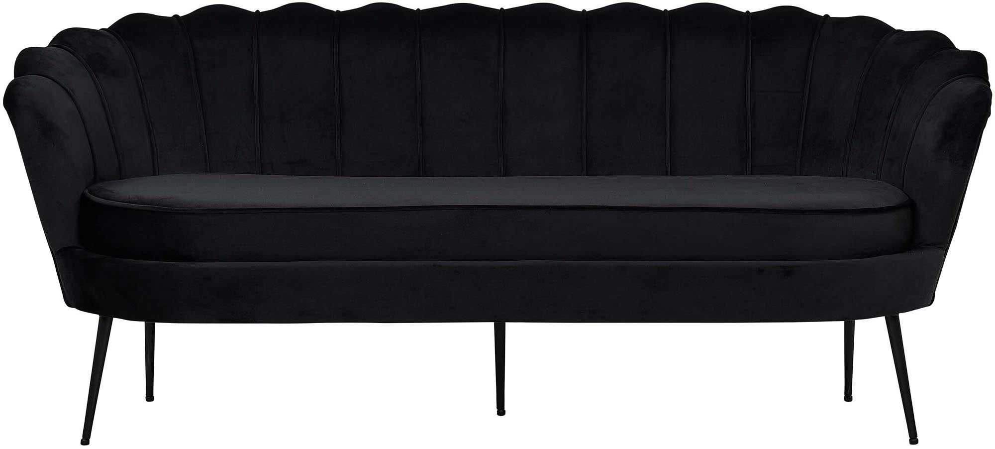 Calais Sofa in Schwarz präsentiert im Onlineshop von KAQTU Design AG. 3er Sofa ist von Venture Home