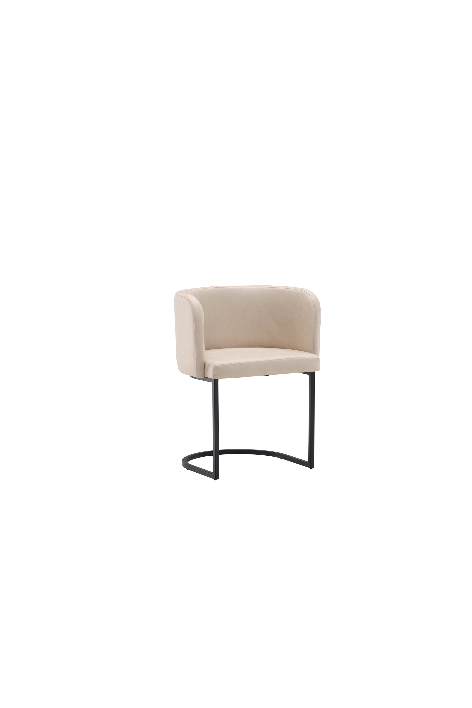 Simrishamn Stuhl in Beige präsentiert im Onlineshop von KAQTU Design AG. Schalenstuhl mit Armlehne ist von Furniture Fashion