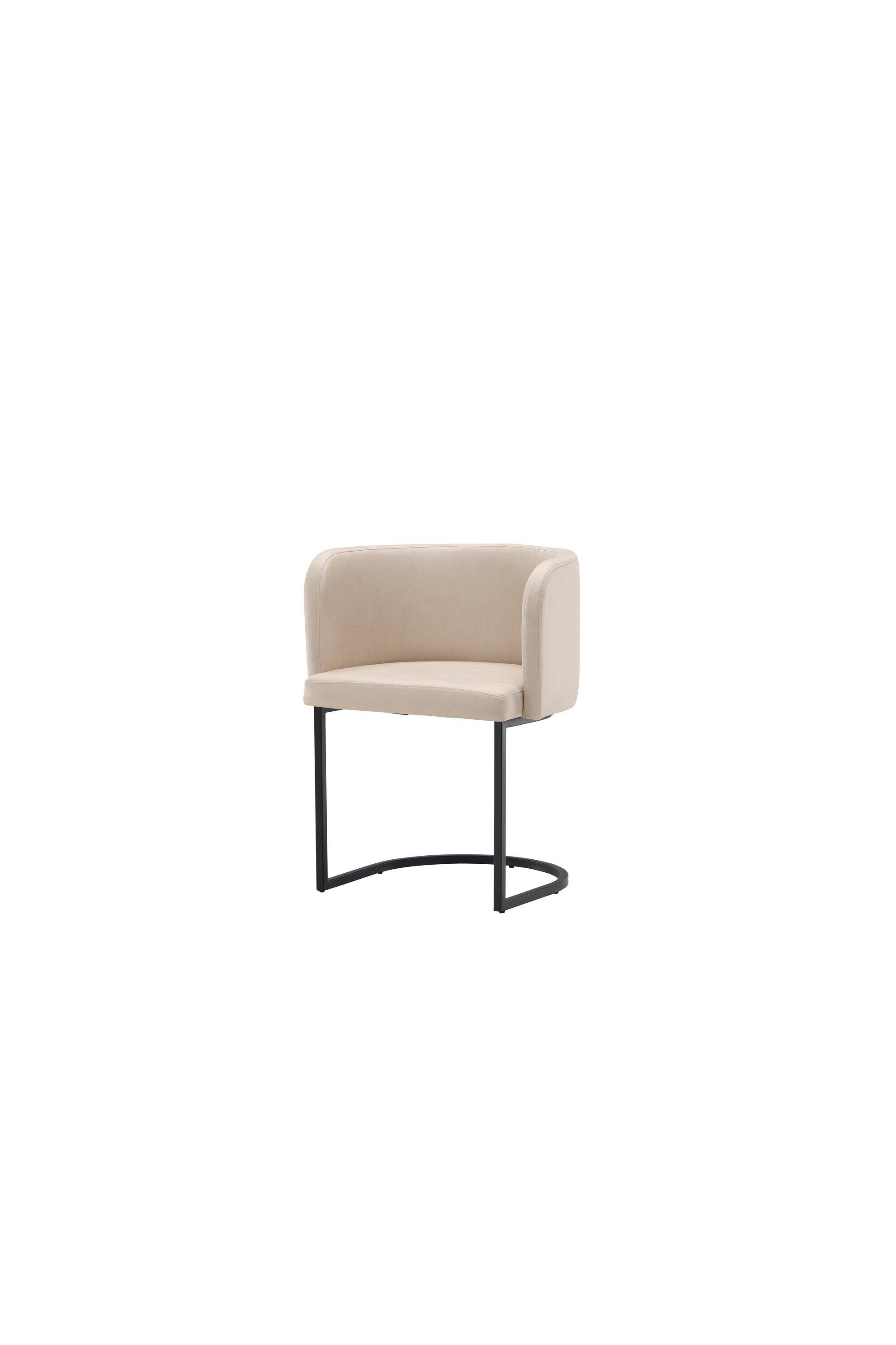 Simrishamn Stuhl in Beige präsentiert im Onlineshop von KAQTU Design AG. Schalenstuhl mit Armlehne ist von Furniture Fashion