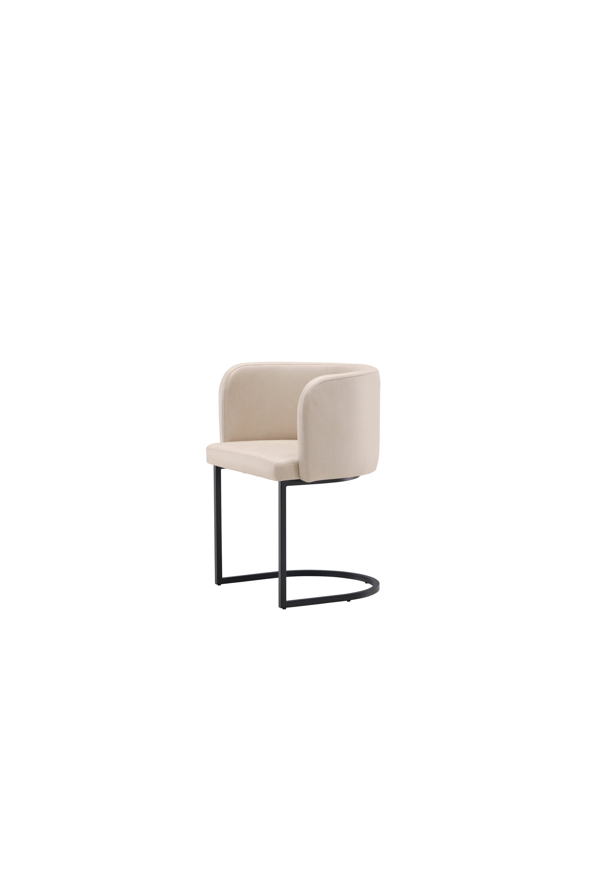 Simrishamn Stuhl in Beige präsentiert im Onlineshop von KAQTU Design AG. Schalenstuhl mit Armlehne ist von Furniture Fashion