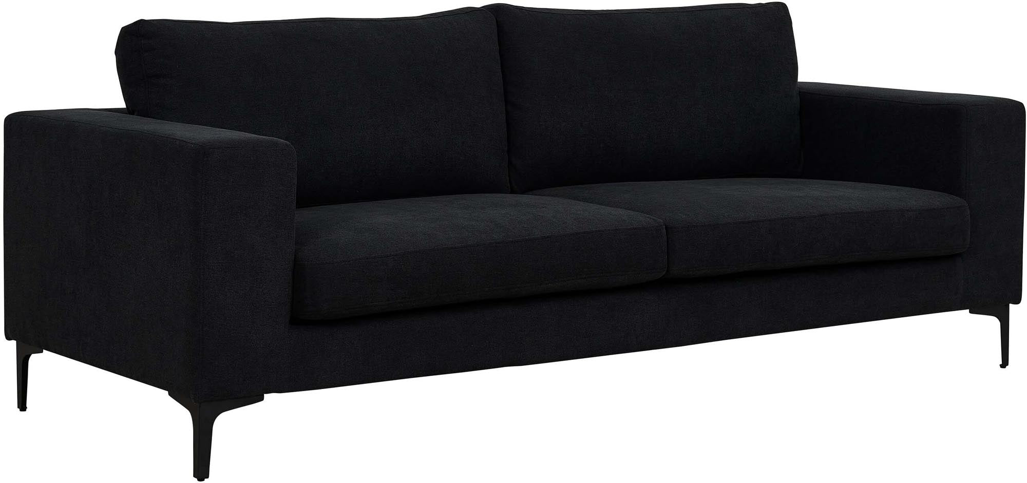 Bolero Sofa in Schwarz präsentiert im Onlineshop von KAQTU Design AG. 3er Sofa ist von Venture Home