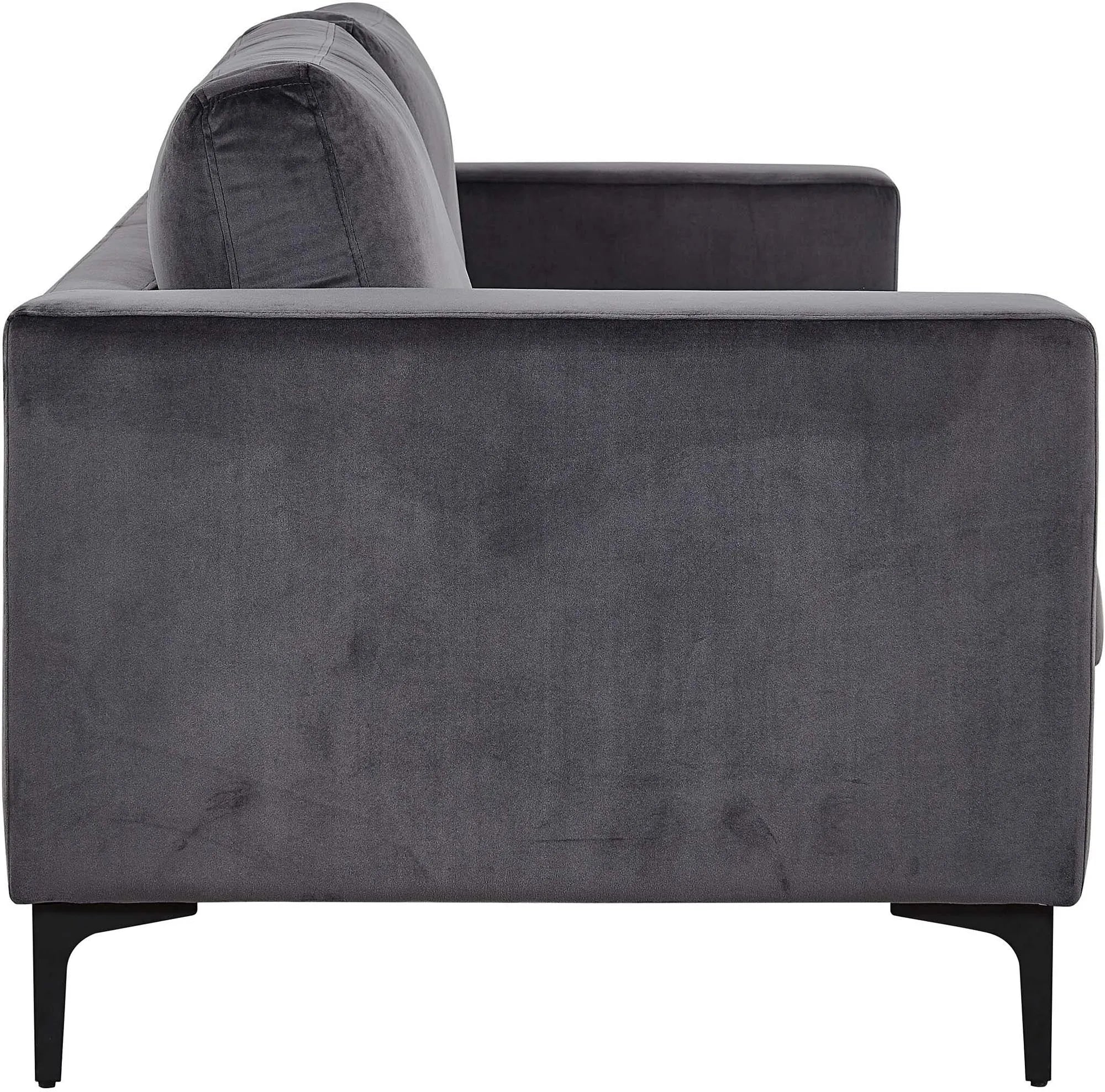 Stilvolles Bolero Sofa von Venture Home mit weichem Samtbezug.