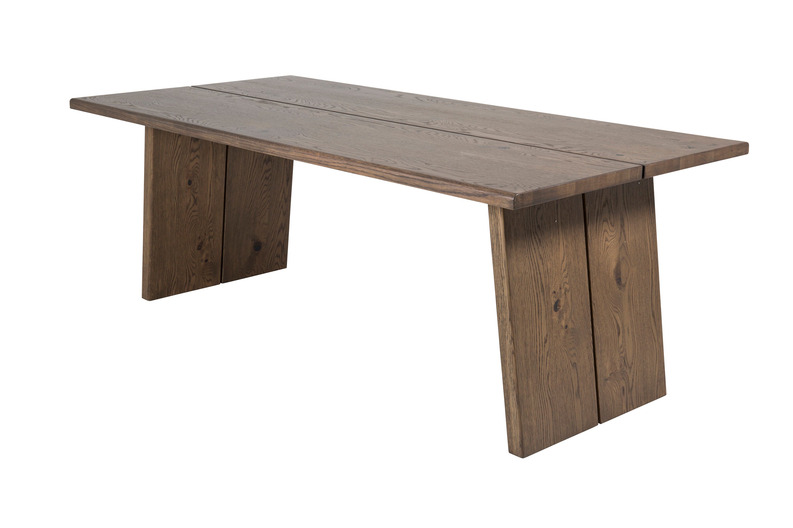 Eleganter Logger Esstisch aus Naturholz von Venture Home, ideal für stilvolle Essbereiche. Robuste Bauweise und modernes Design.