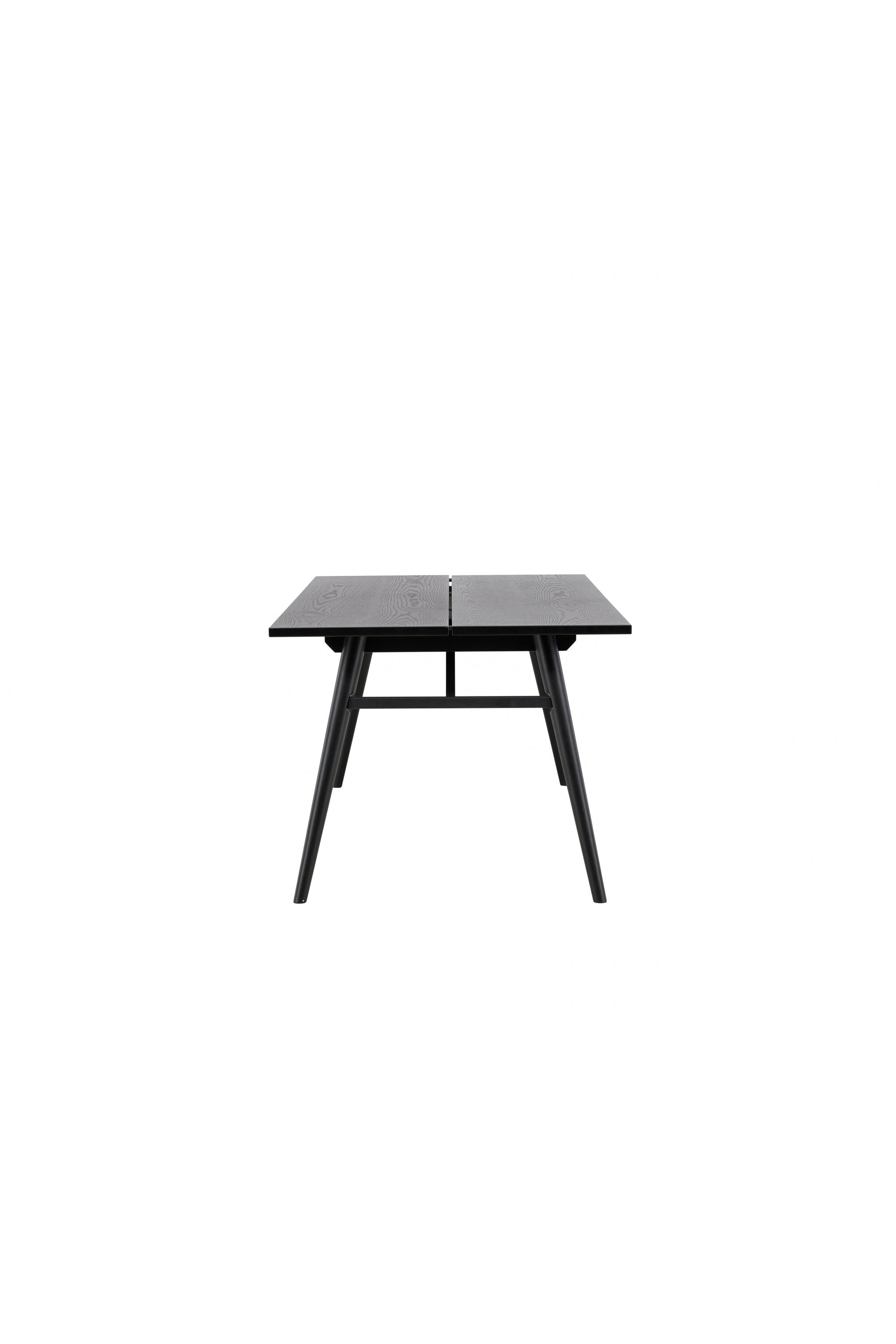 Sleek ausziehbarer Tisch in Schwarz präsentiert im Onlineshop von KAQTU Design AG. Esstisch ist von Venture Home
