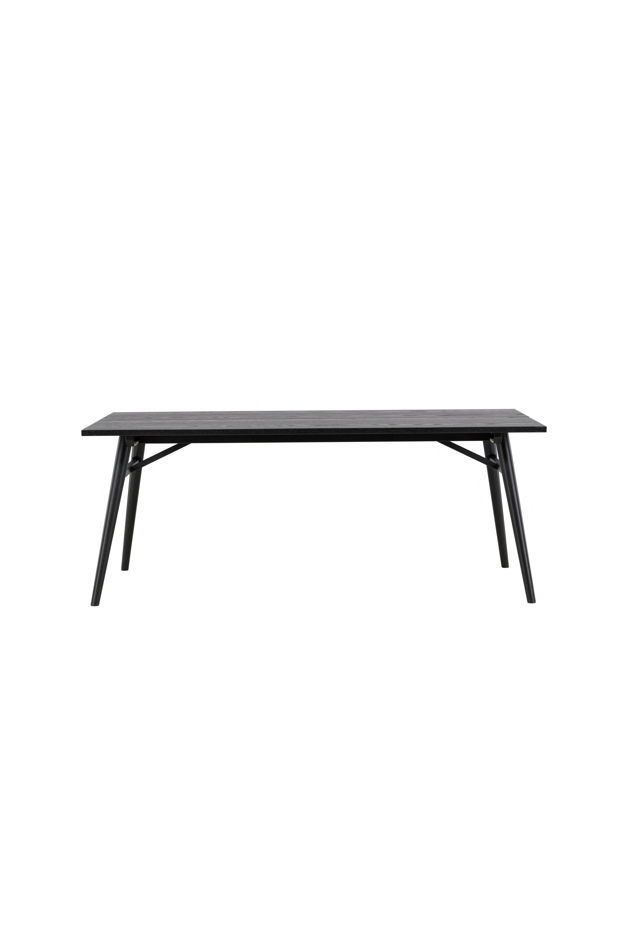 Sleek ausziehbarer Tisch in Schwarz präsentiert im Onlineshop von KAQTU Design AG. Esstisch ist von Venture Home