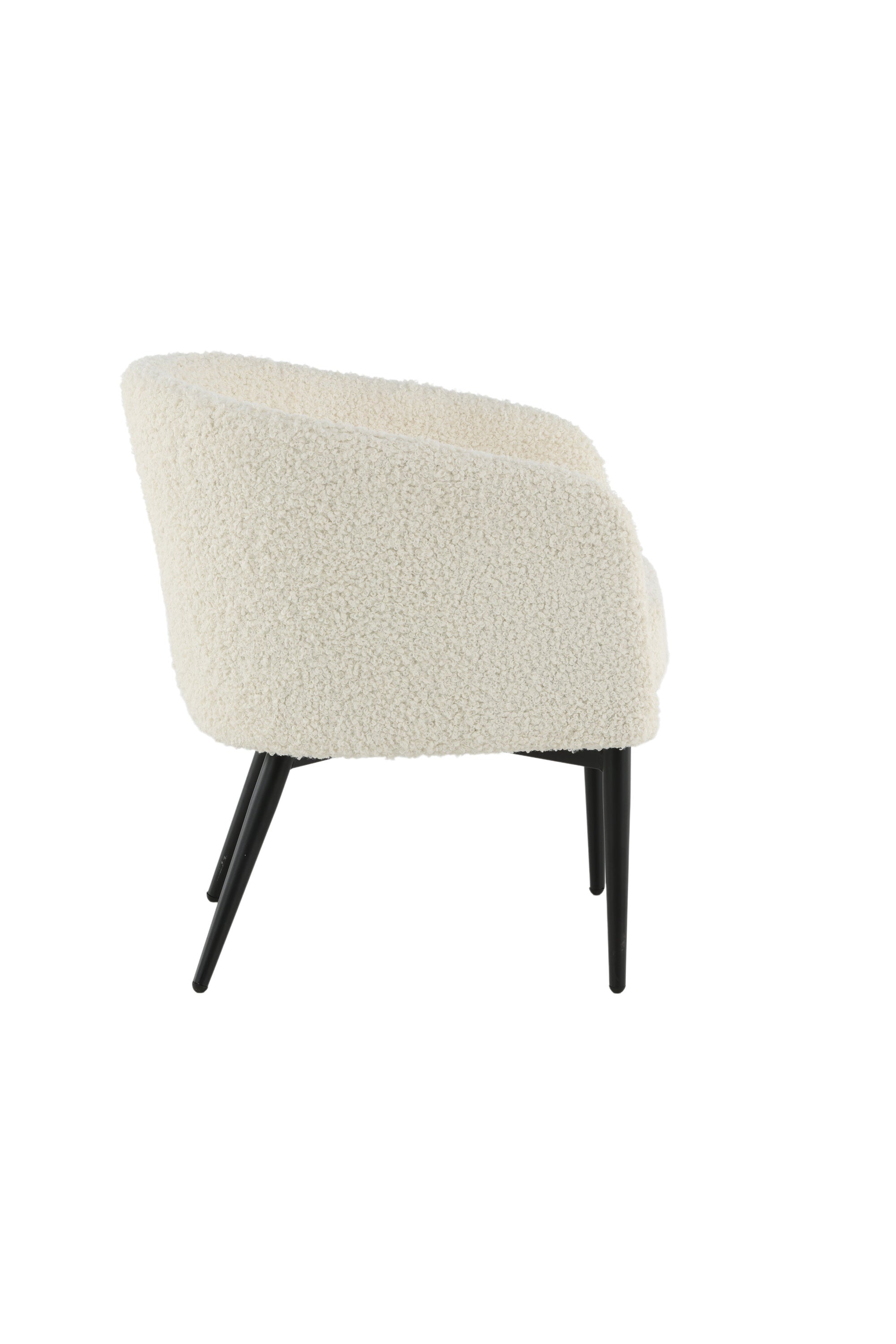 Fluffy Sessel in Weiss präsentiert im Onlineshop von KAQTU Design AG. Sessel mit Armlehnen ist von Venture Home