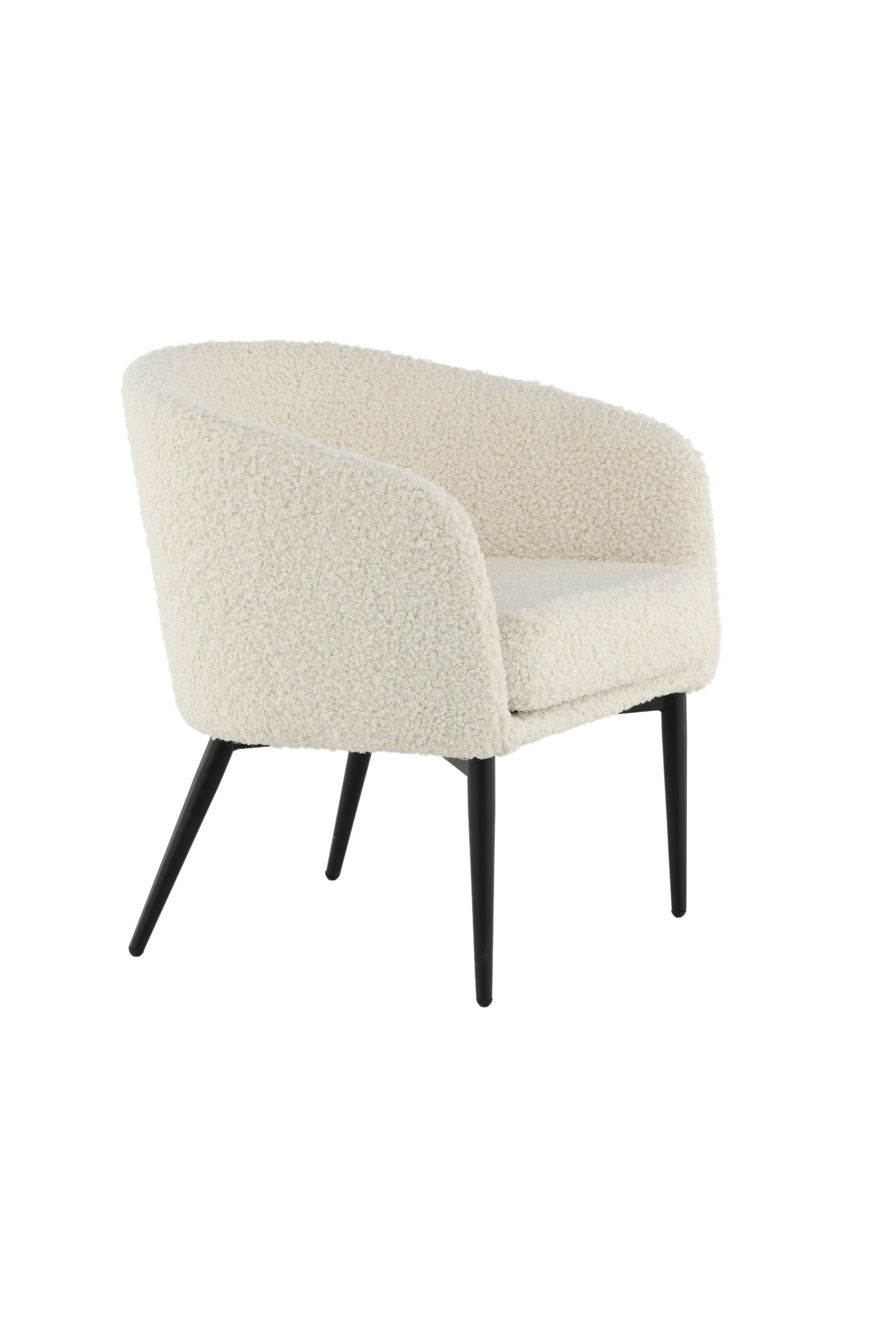 Fluffy Sessel in Weiss präsentiert im Onlineshop von KAQTU Design AG. Sessel mit Armlehnen ist von Venture Home