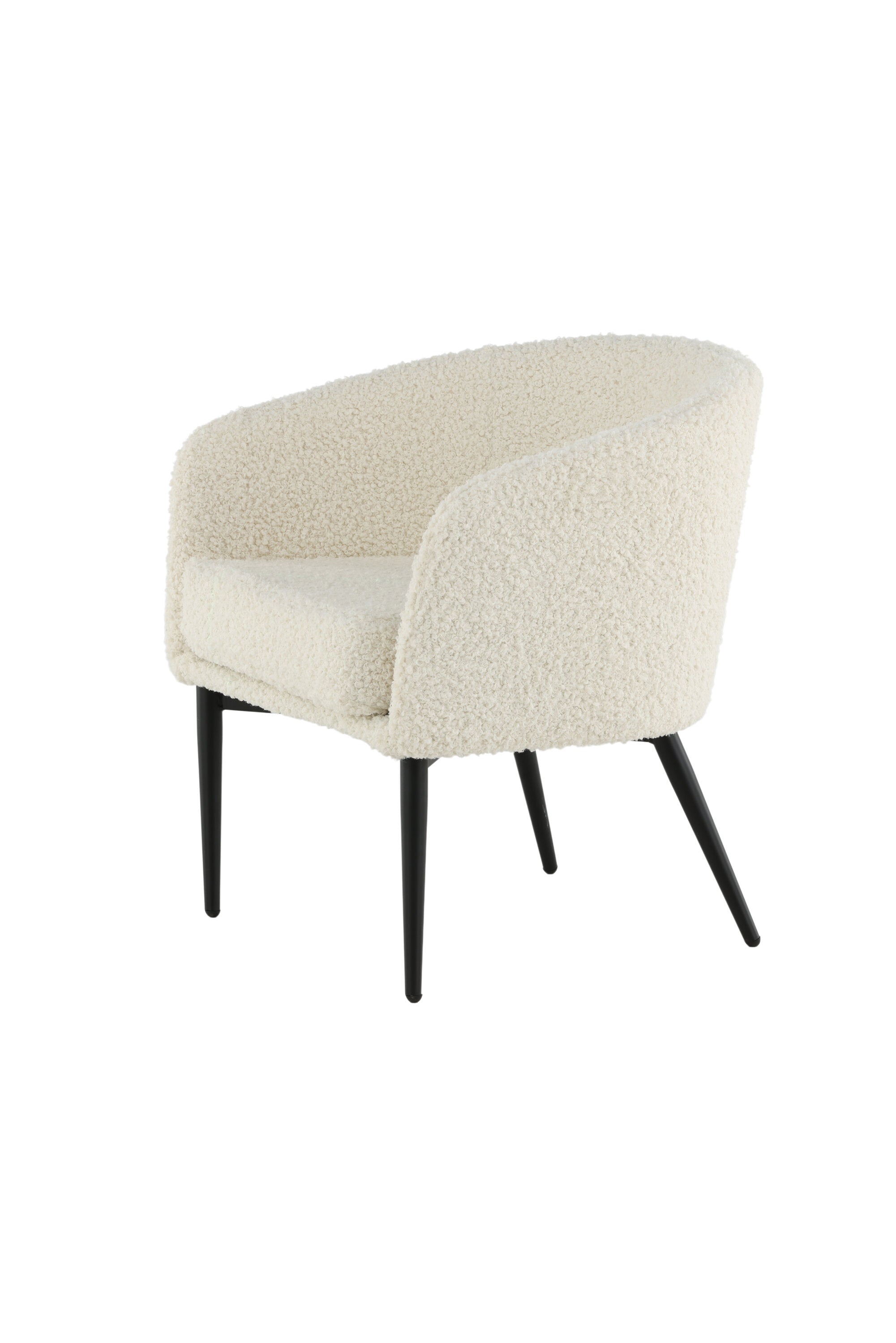 Fluffy Sessel in Weiss präsentiert im Onlineshop von KAQTU Design AG. Sessel mit Armlehnen ist von Venture Home