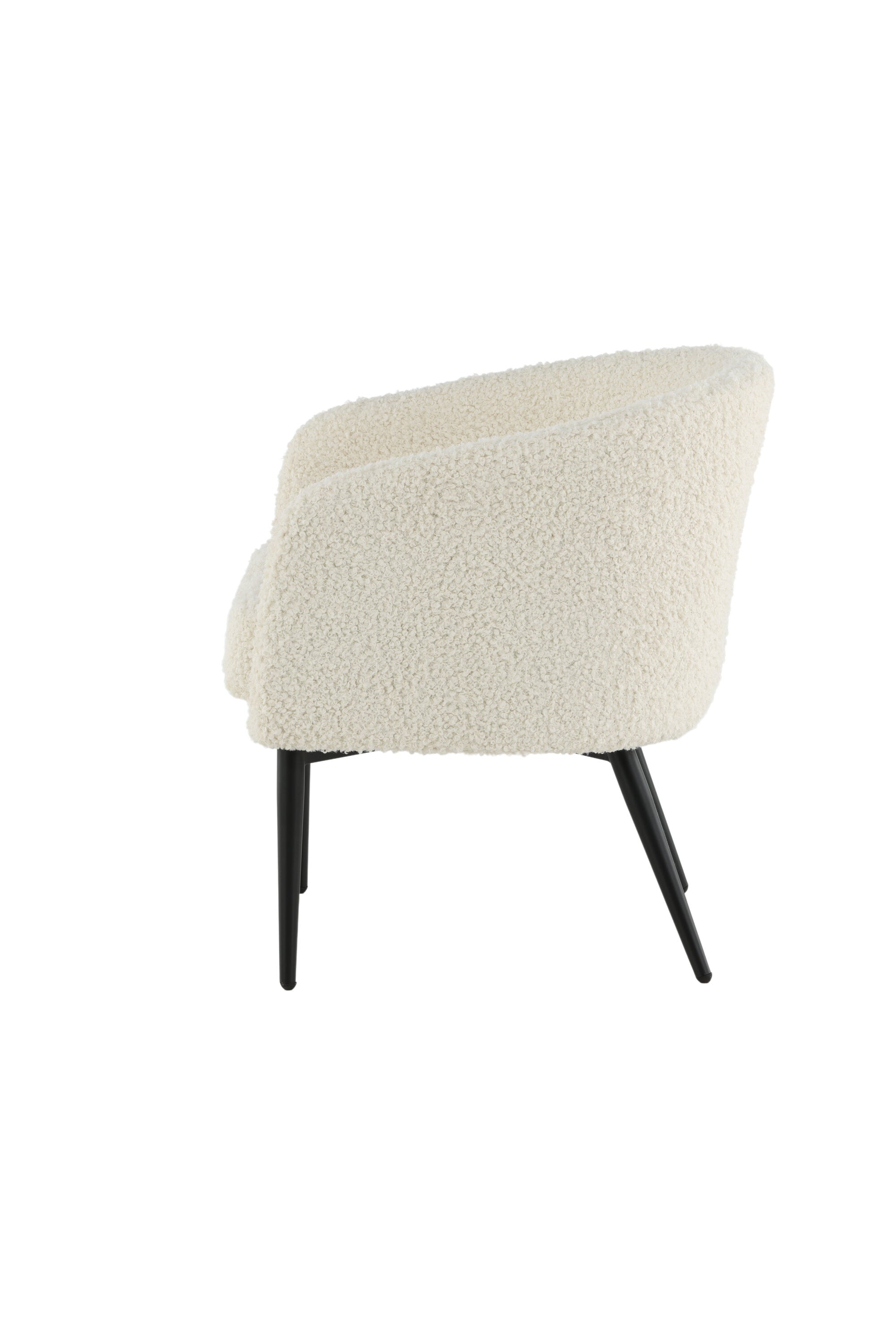 Fluffy Sessel in Weiss präsentiert im Onlineshop von KAQTU Design AG. Sessel mit Armlehnen ist von Venture Home