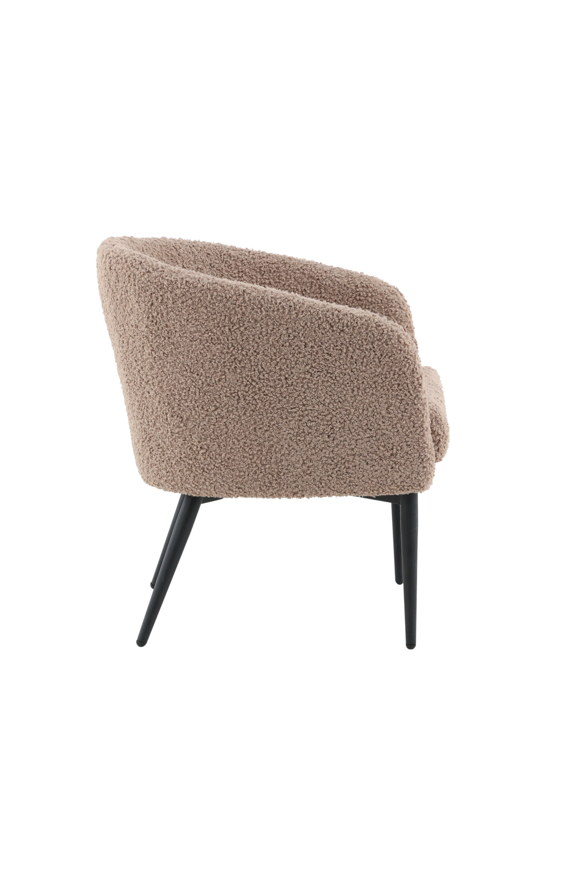 Fluffy Single Sofa in Braun präsentiert im Onlineshop von KAQTU Design AG. Sessel mit Armlehnen ist von Venture Home