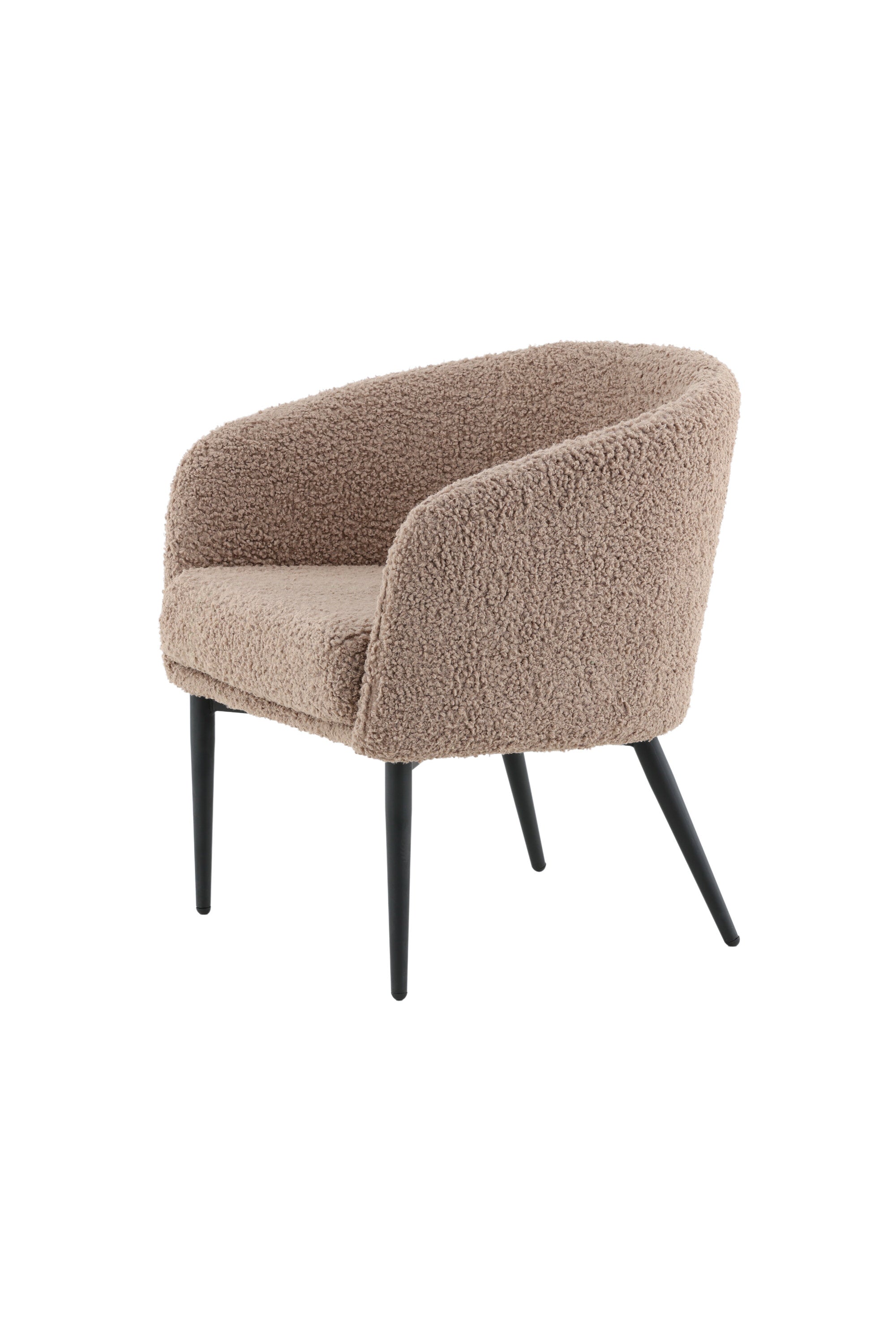 Fluffy Single Sofa in Braun präsentiert im Onlineshop von KAQTU Design AG. Sessel mit Armlehnen ist von Venture Home