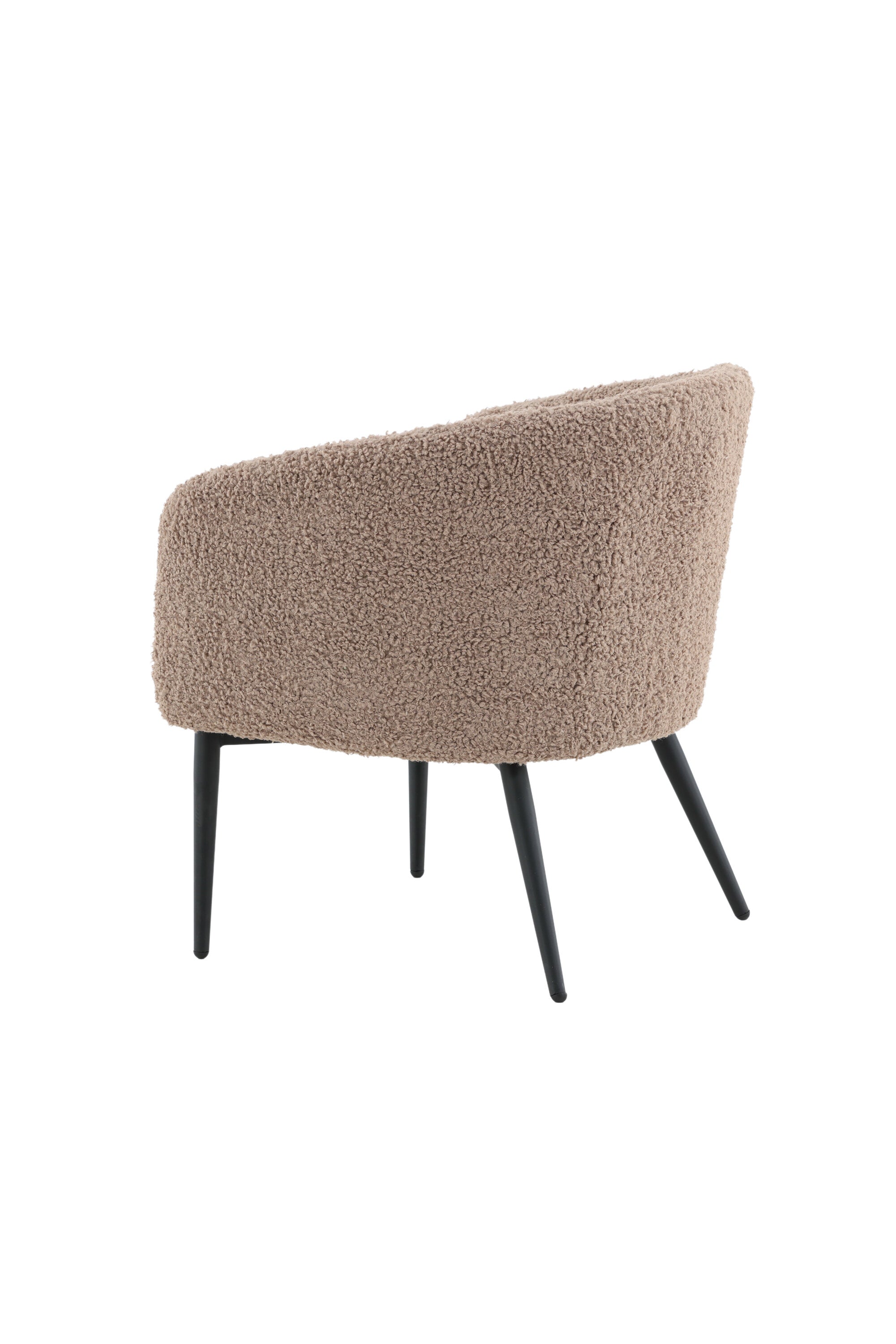 Fluffy Single Sofa in Braun präsentiert im Onlineshop von KAQTU Design AG. Sessel mit Armlehnen ist von Venture Home