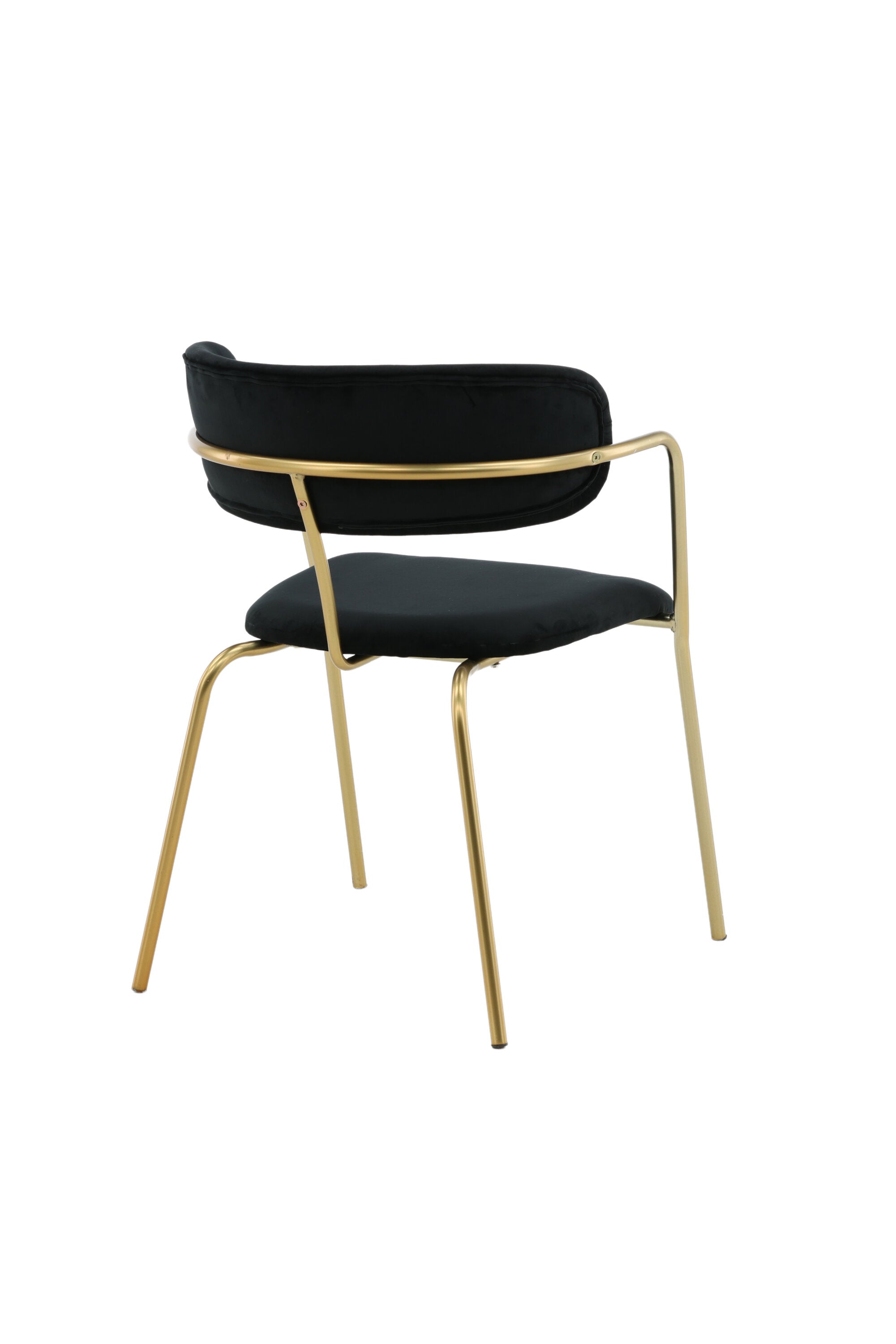 Arrow Armlehnstuhl in Schwarz/Gold präsentiert im Onlineshop von KAQTU Design AG. Stuhl mit Armlehne ist von Venture Home
