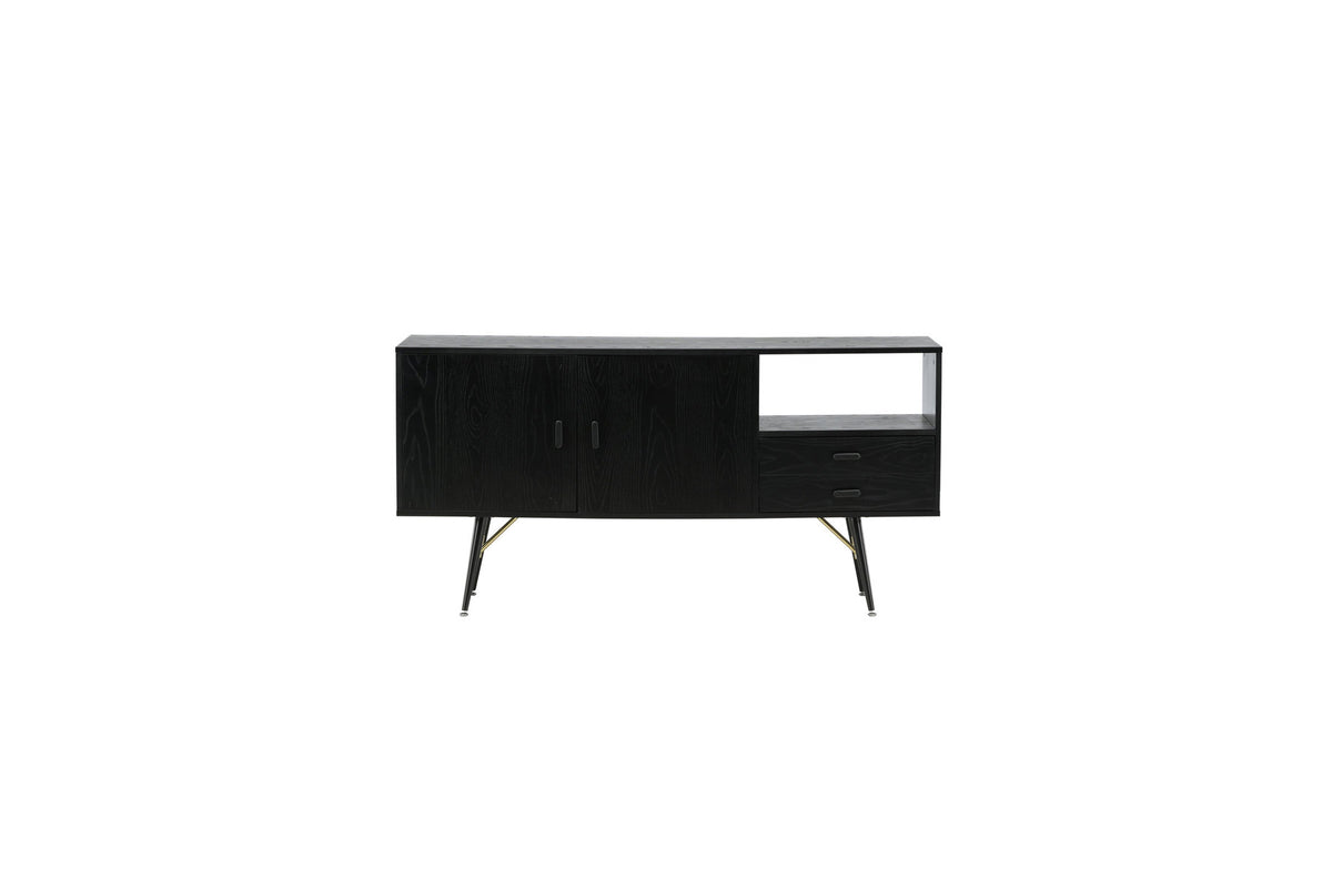 Gold Kommode in Schwarz präsentiert im Onlineshop von KAQTU Design AG. Regal Zubehör ist von Venture Home