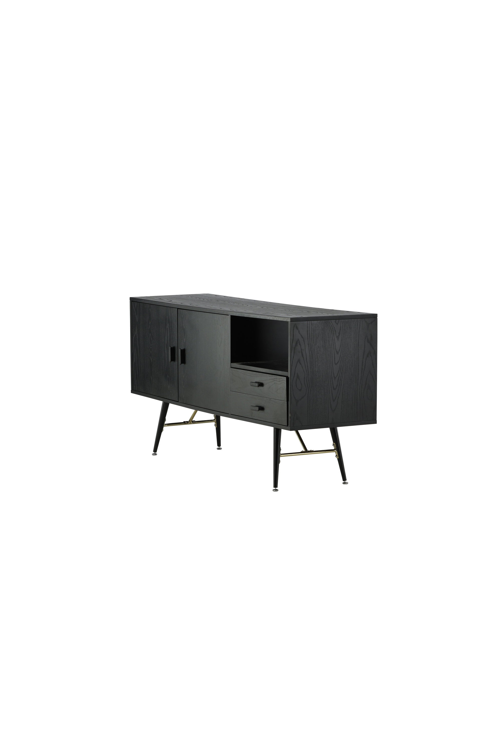 Gold Kommode in Schwarz präsentiert im Onlineshop von KAQTU Design AG. Regal Zubehör ist von Venture Home