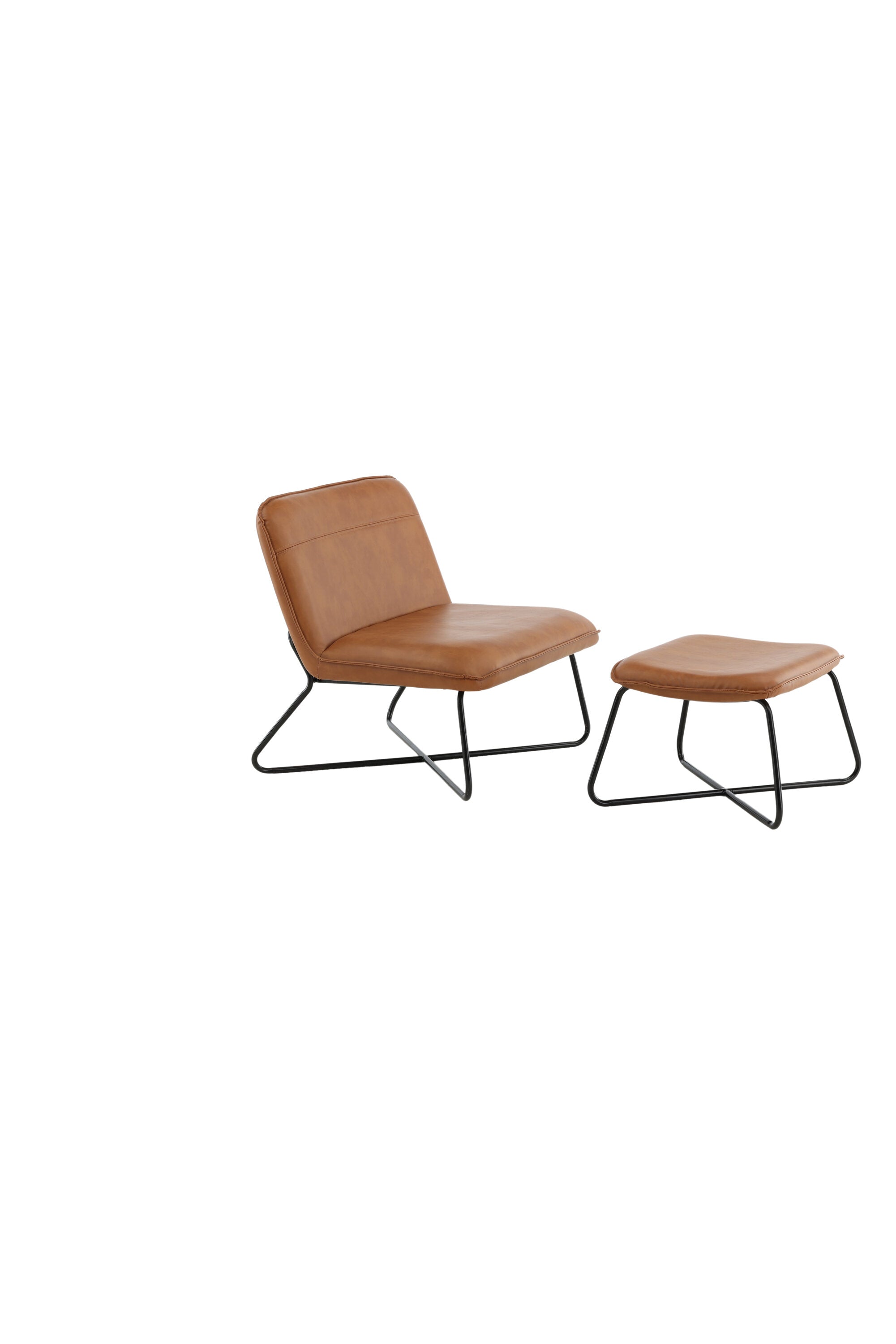 X-Lounge Stuhl in Braun präsentiert im Onlineshop von KAQTU Design AG. Sessel ist von Venture Home