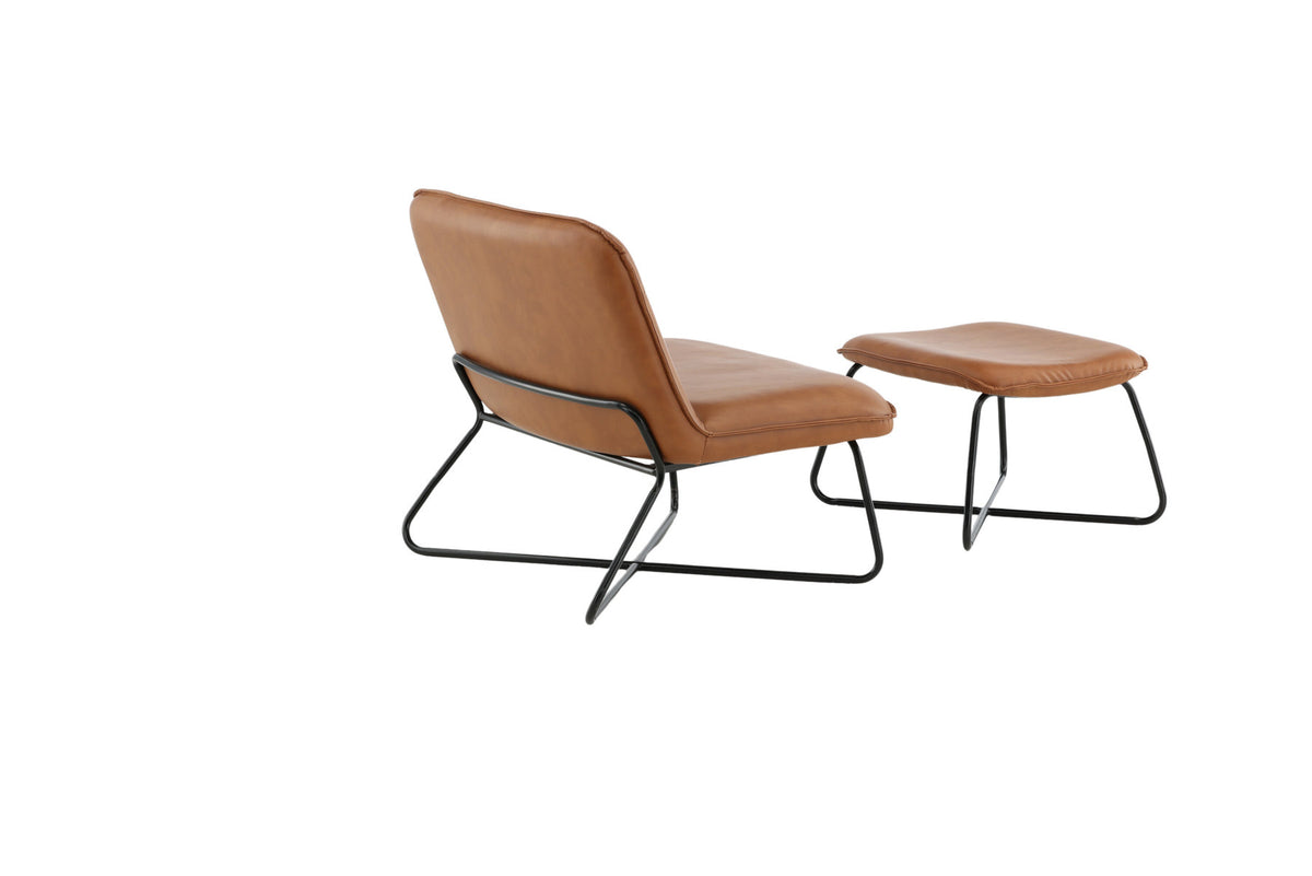 X-Lounge Stuhl in Braun präsentiert im Onlineshop von KAQTU Design AG. Sessel ist von Venture Home