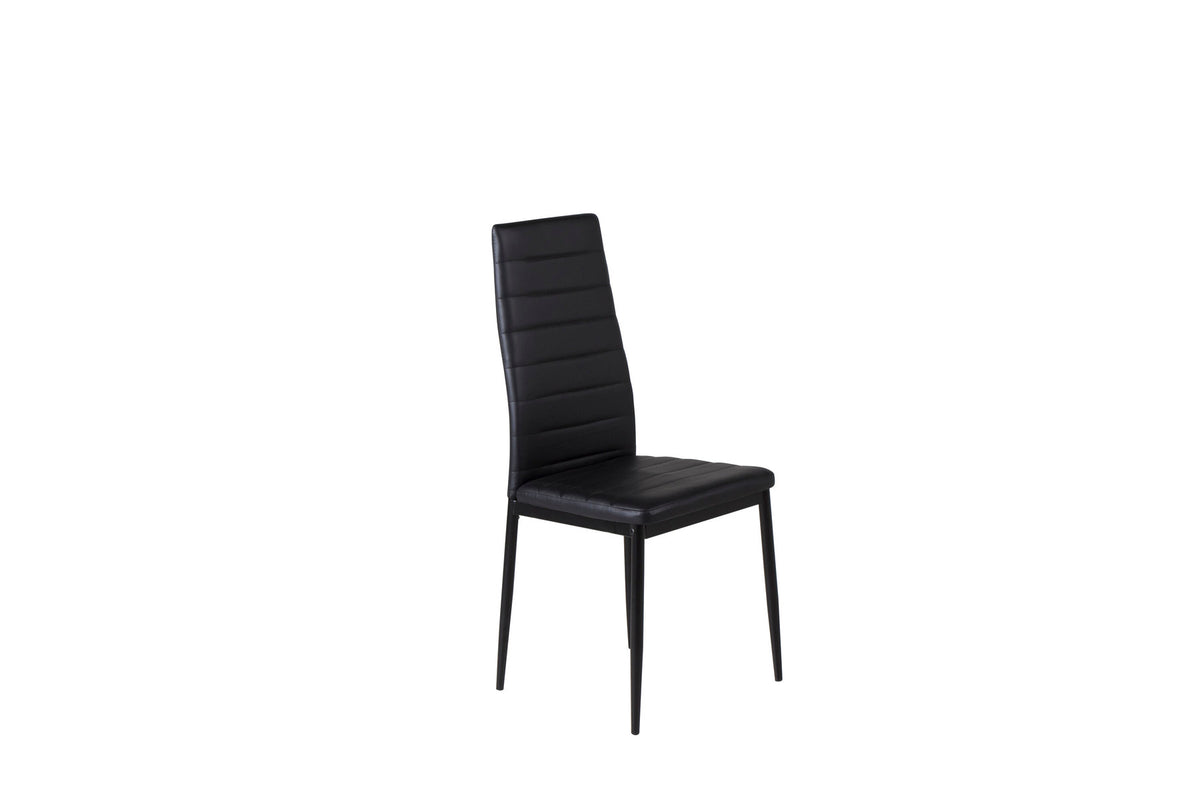Slim Esszimmerstuhl in Schwarz präsentiert im Onlineshop von KAQTU Design AG. Stuhl ist von Venture Home
