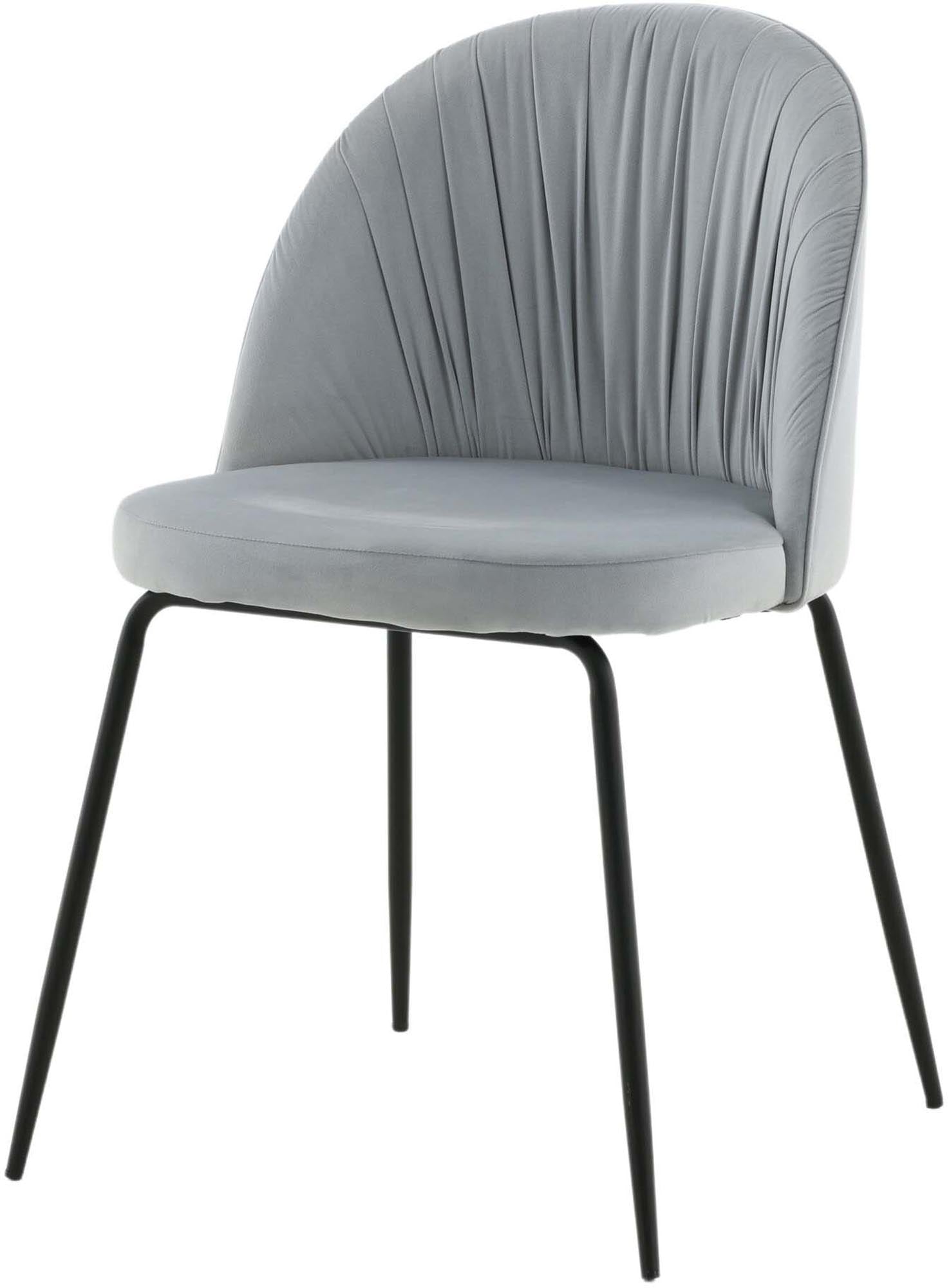 Wrinkles Stuhl: Modernes Design mit edlem Samtbezug von Venture Home.