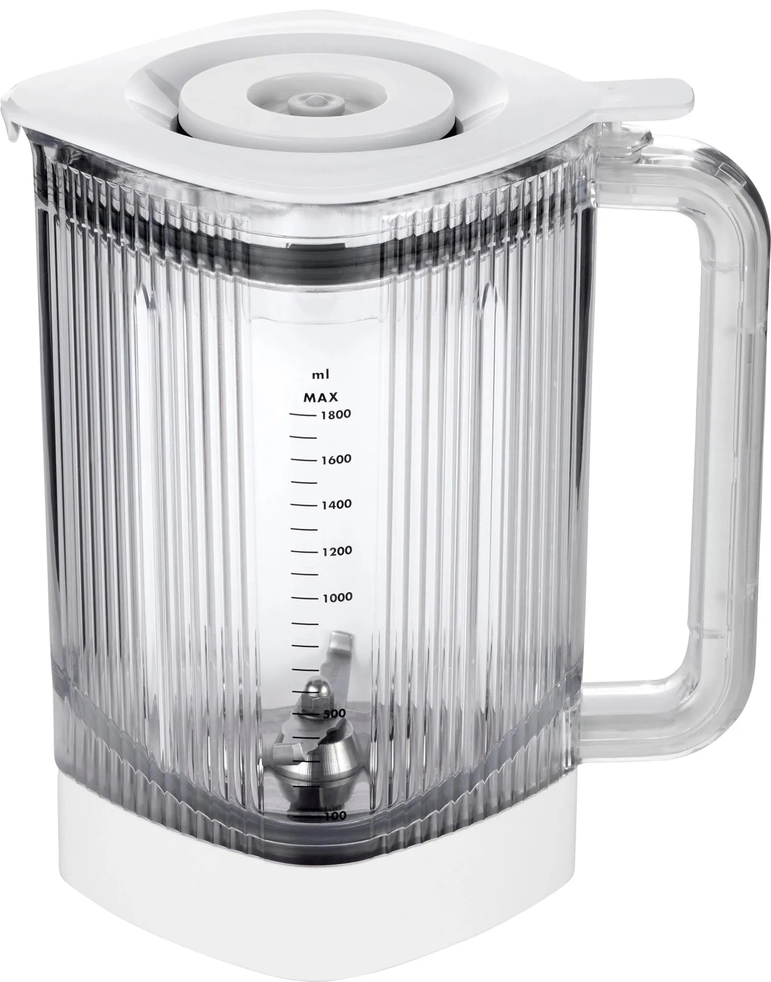 Zwilling 1.8l Mixerbehälter: BPA-frei, transparent, ergonomisch, ideal für Smoothies, Suppen, Saucen. Praktisch und vielseitig.