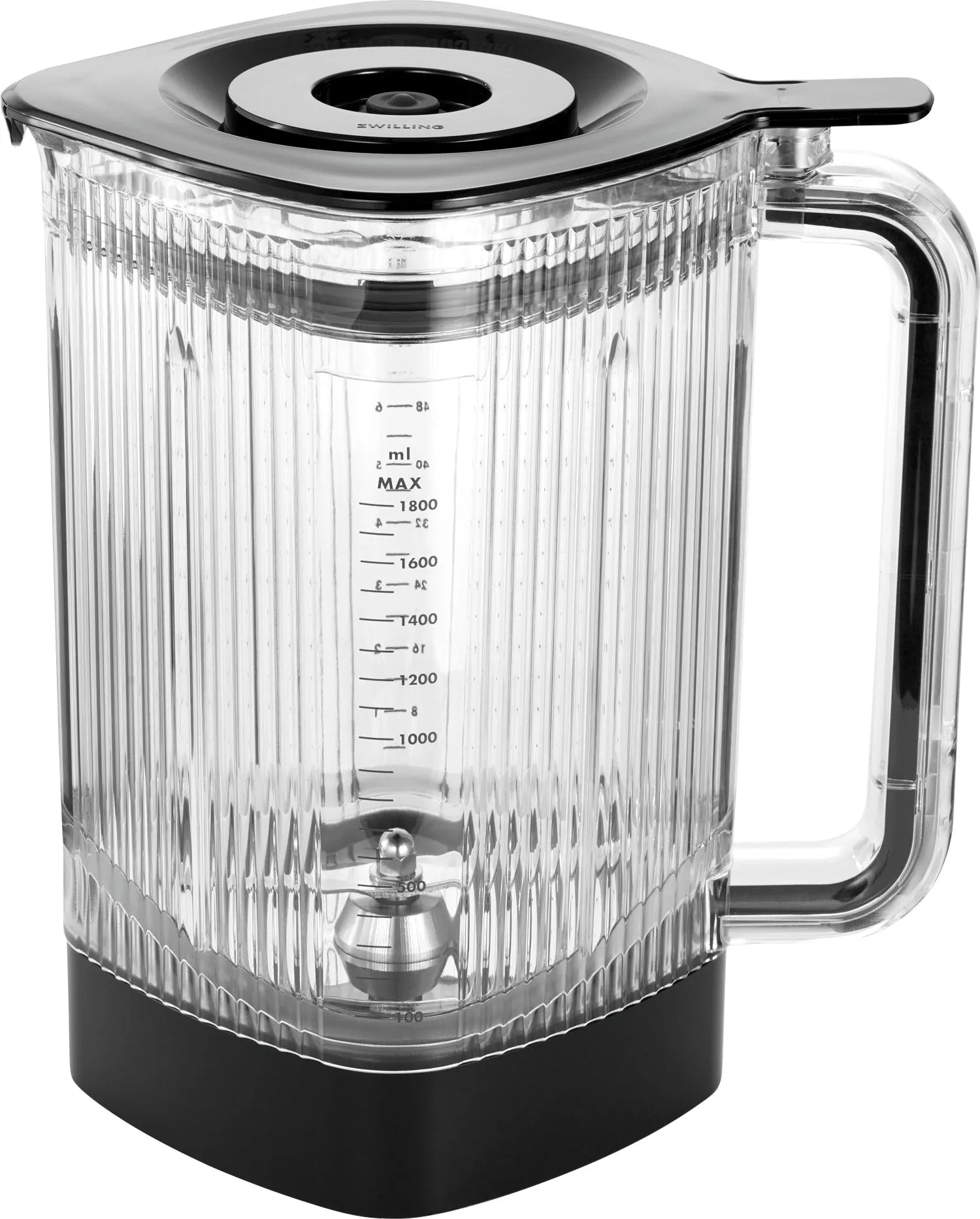 Zwilling 1.8l Mixerbehälter: BPA-frei, hitzebeständig, spülmaschinenfest. Ideal für Smoothies, Suppen, Saucen. Perfekt für Familien.