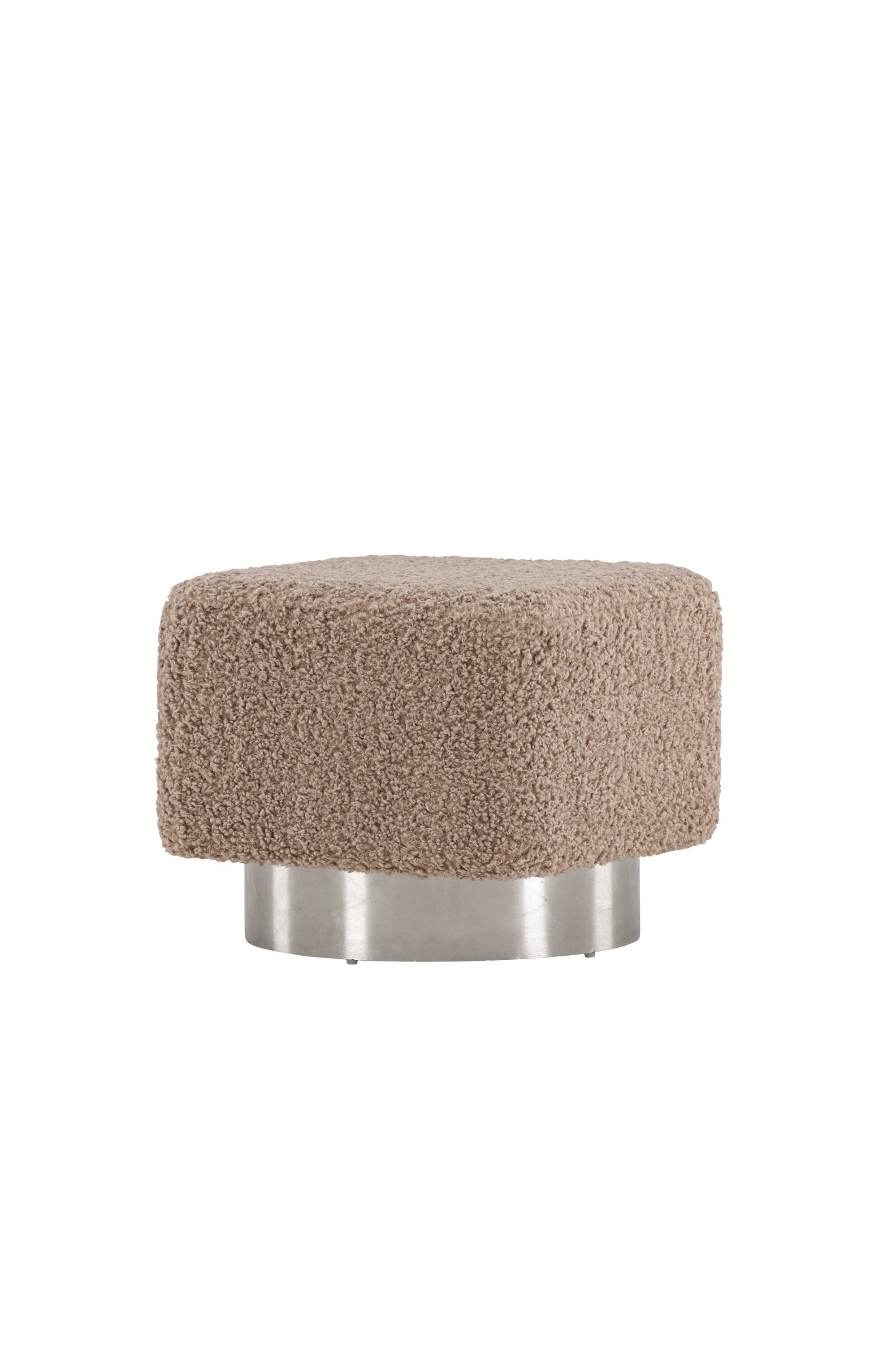 Newton Hocker in Braun präsentiert im Onlineshop von KAQTU Design AG. Pouf ist von Venture Home