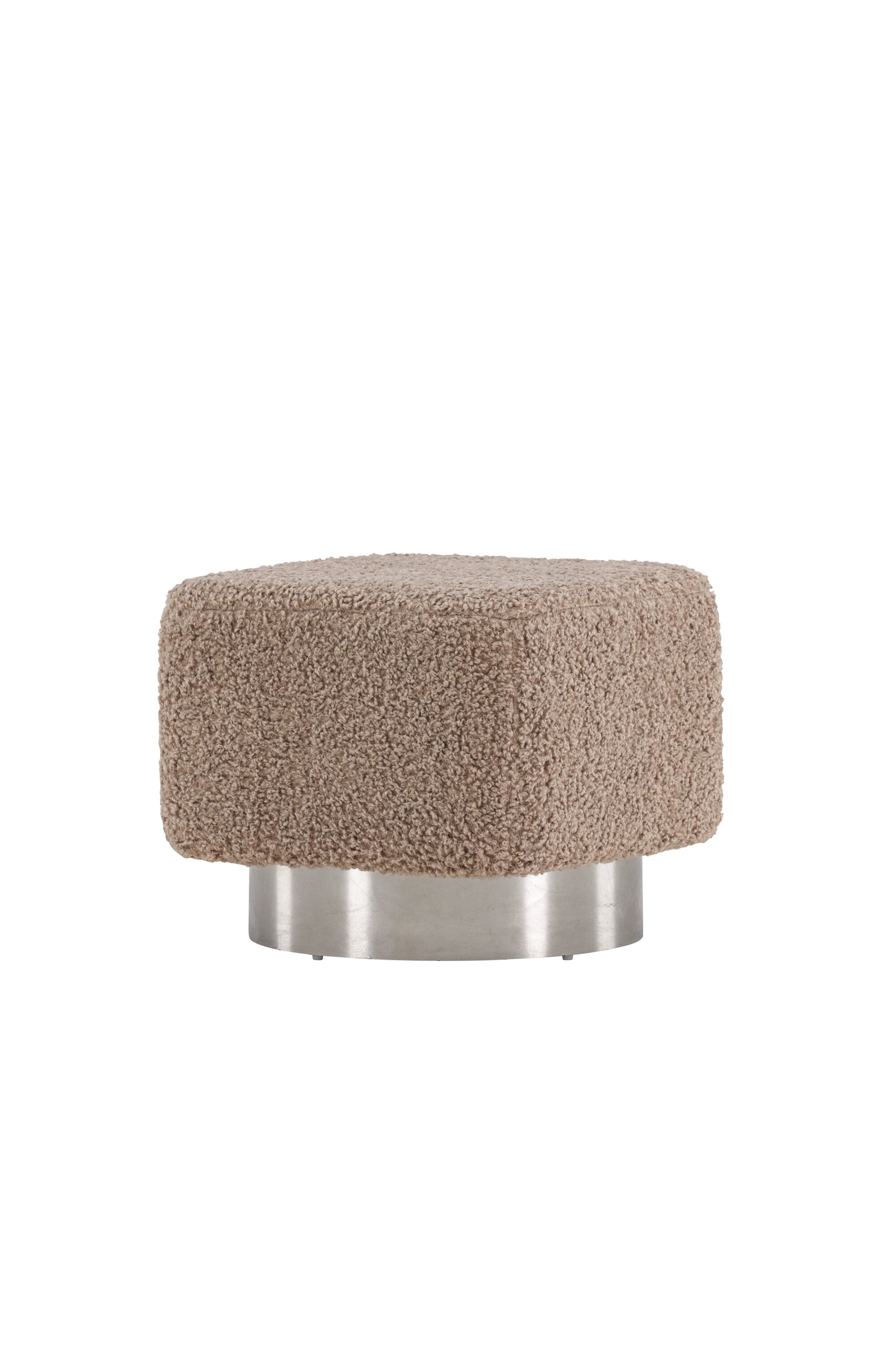 Newton Hocker in Braun präsentiert im Onlineshop von KAQTU Design AG. Pouf ist von Venture Home
