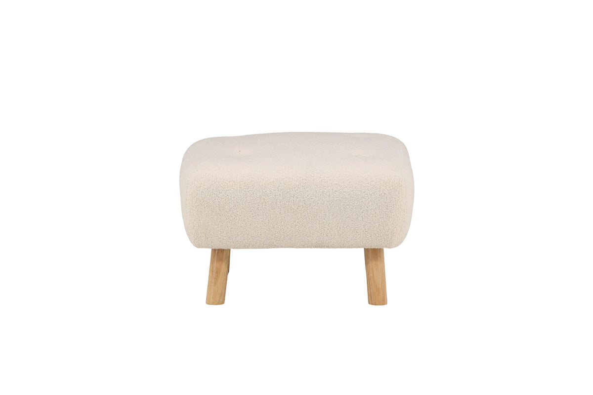 Salina Ottomane / Pouf in Weiss präsentiert im Onlineshop von KAQTU Design AG. Ottoman ist von Venture Home