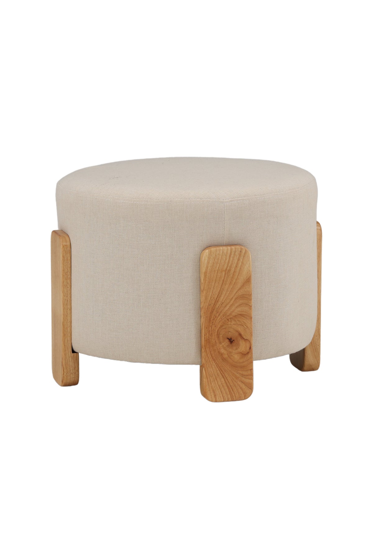 Coffey Ottomane / Pouf in Weiss präsentiert im Onlineshop von KAQTU Design AG. Ottoman ist von Venture Home