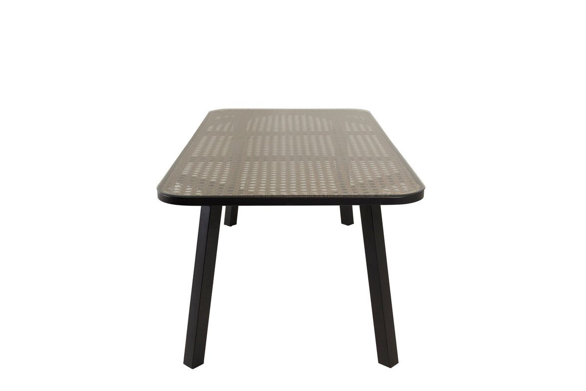Paola Gartentisch in Schwarz präsentiert im Onlineshop von KAQTU Design AG. Gartentisch ist von Venture Home