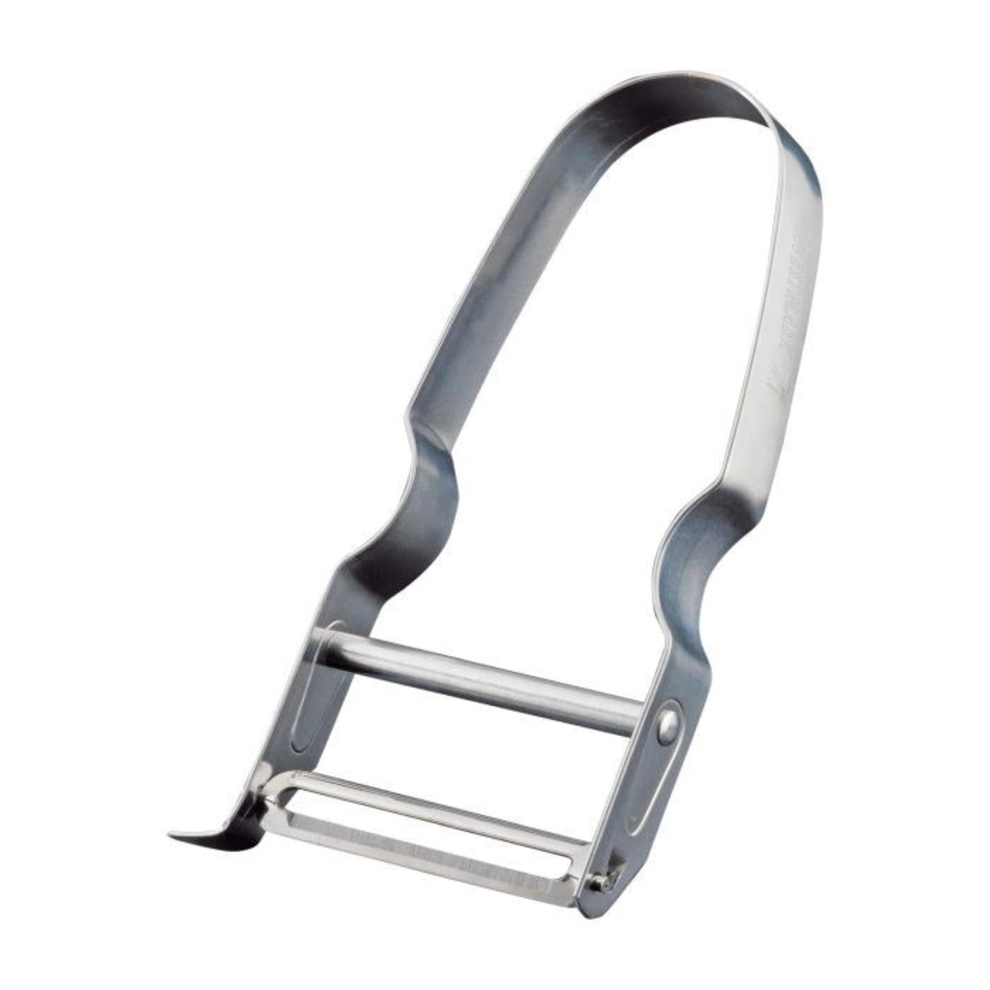 Gemüse- und Spargelschäler Verdura, 11x6.6x1.2cm in Silber präsentiert im Onlineshop von KAQTU Design AG. Küchenhelfer ist von Westmark