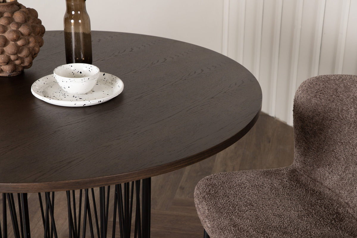 Stone Tisch in Mokka präsentiert im Onlineshop von KAQTU Design AG. Esstisch ist von Furniture Fashion