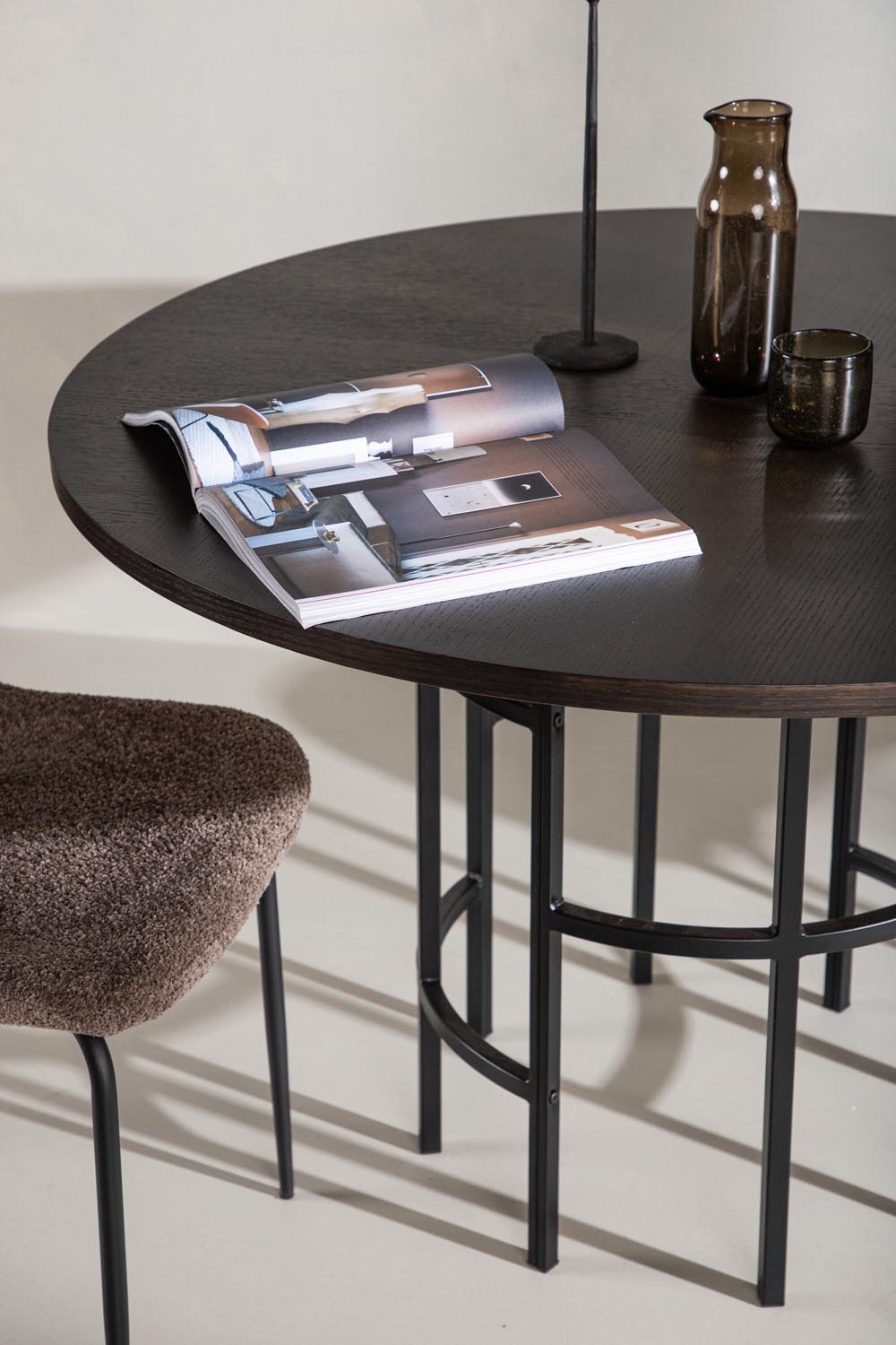 Copenhagen Esstisch in Mokka präsentiert im Onlineshop von KAQTU Design AG. Esstisch ist von Furniture Fashion