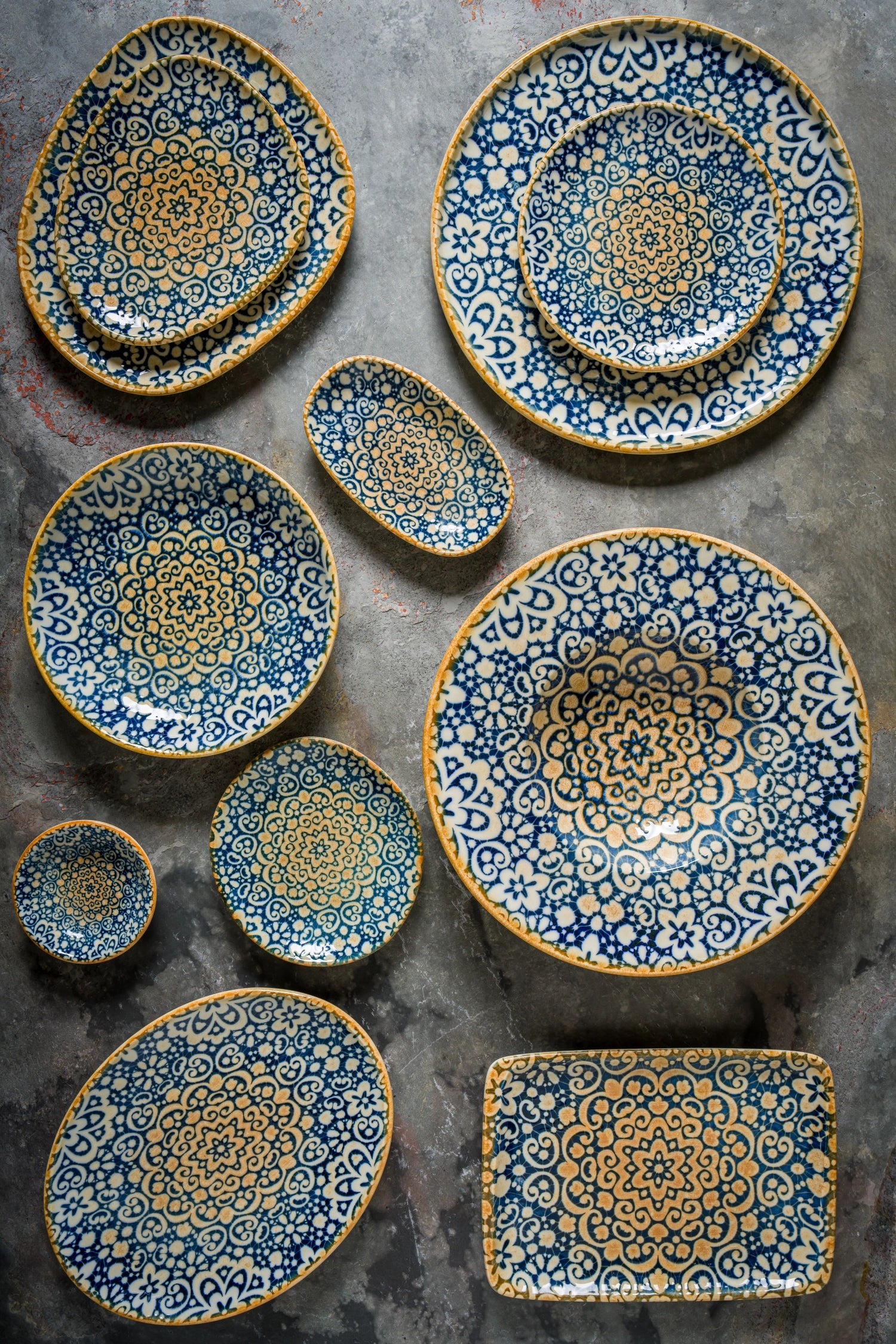 Stilvoller Degustationsteller Alhambra Rita von Bonna, 11 cm, ideal für feine Häppchen und besondere Anlässe.