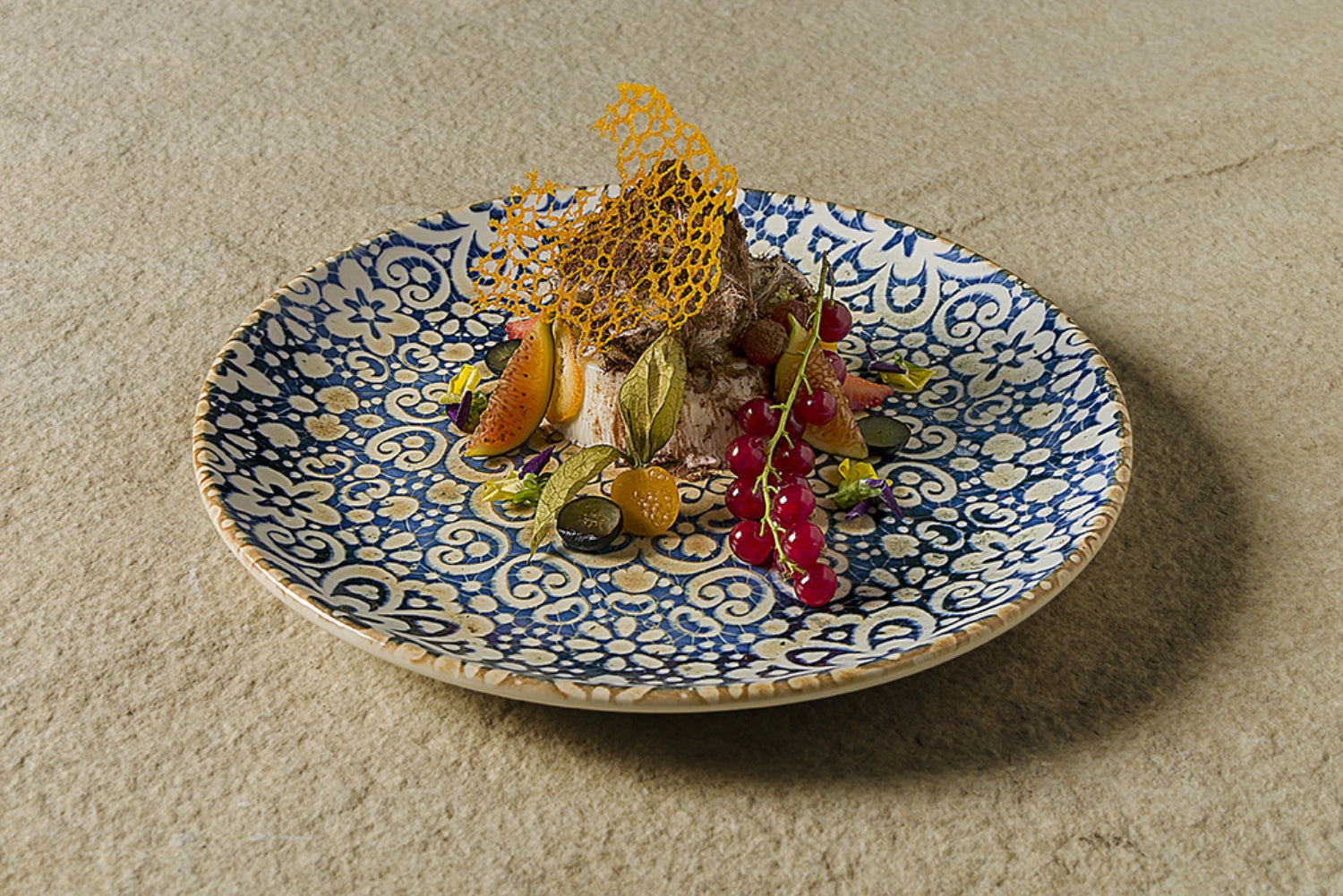 Eleganter 11 cm Degustationsteller Alhambra Rita von Bonna, perfekt für exquisite Snacks und festliche Anlässe.