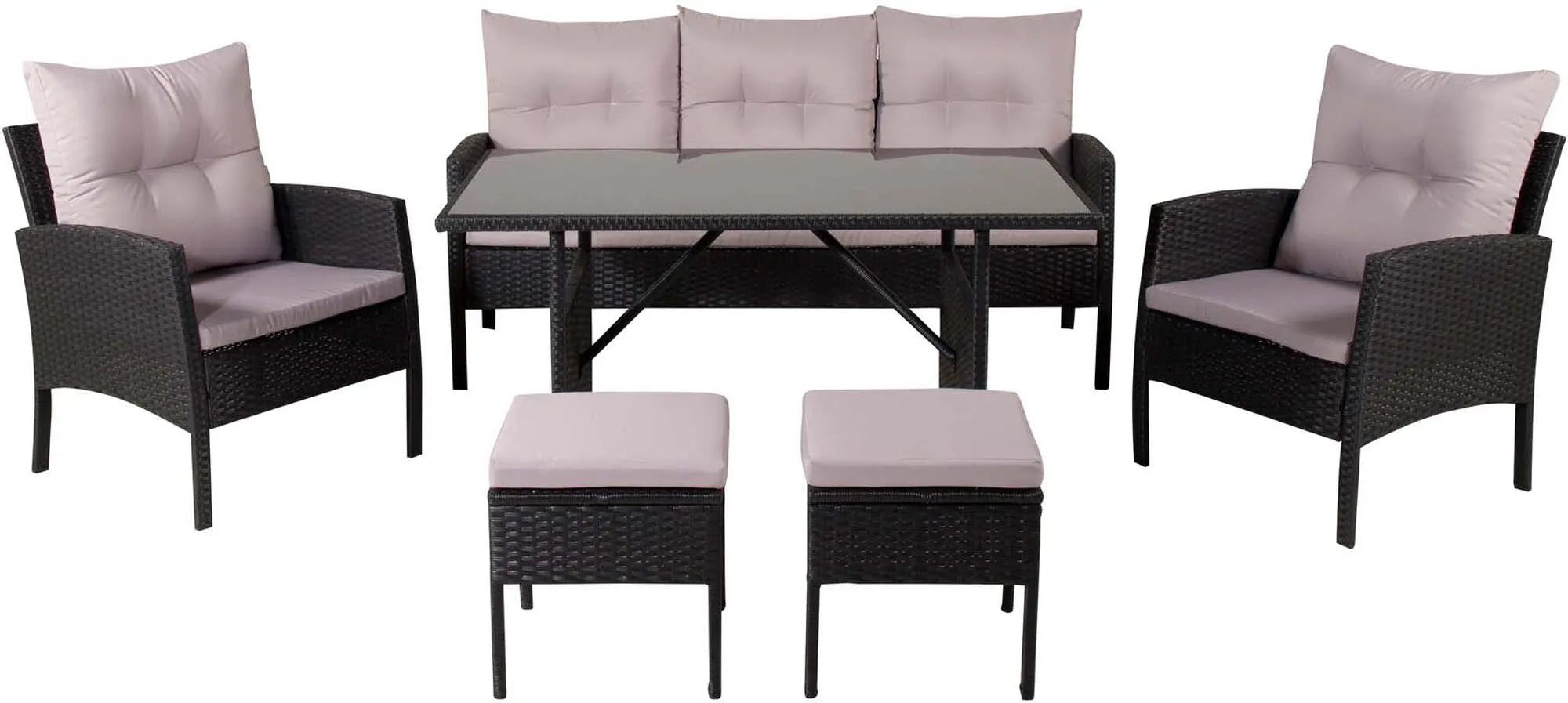 Elegantes Knock Sofa Outdoorset 120cm von Venture Home für Terrassen.