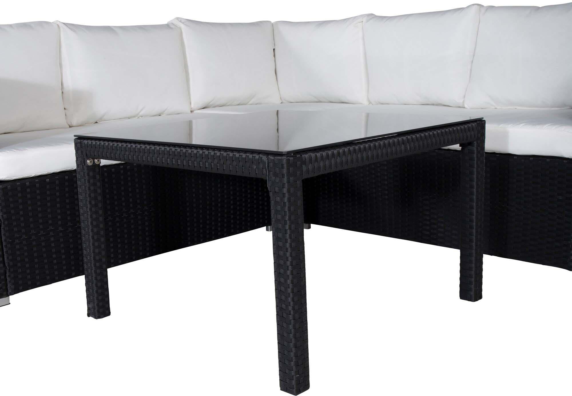 Kuba Ecksofa Outdoorset 70cm: Stilvolles und wetterfestes Lounge-Set von Venture Home für entspannte Stunden im Freien.